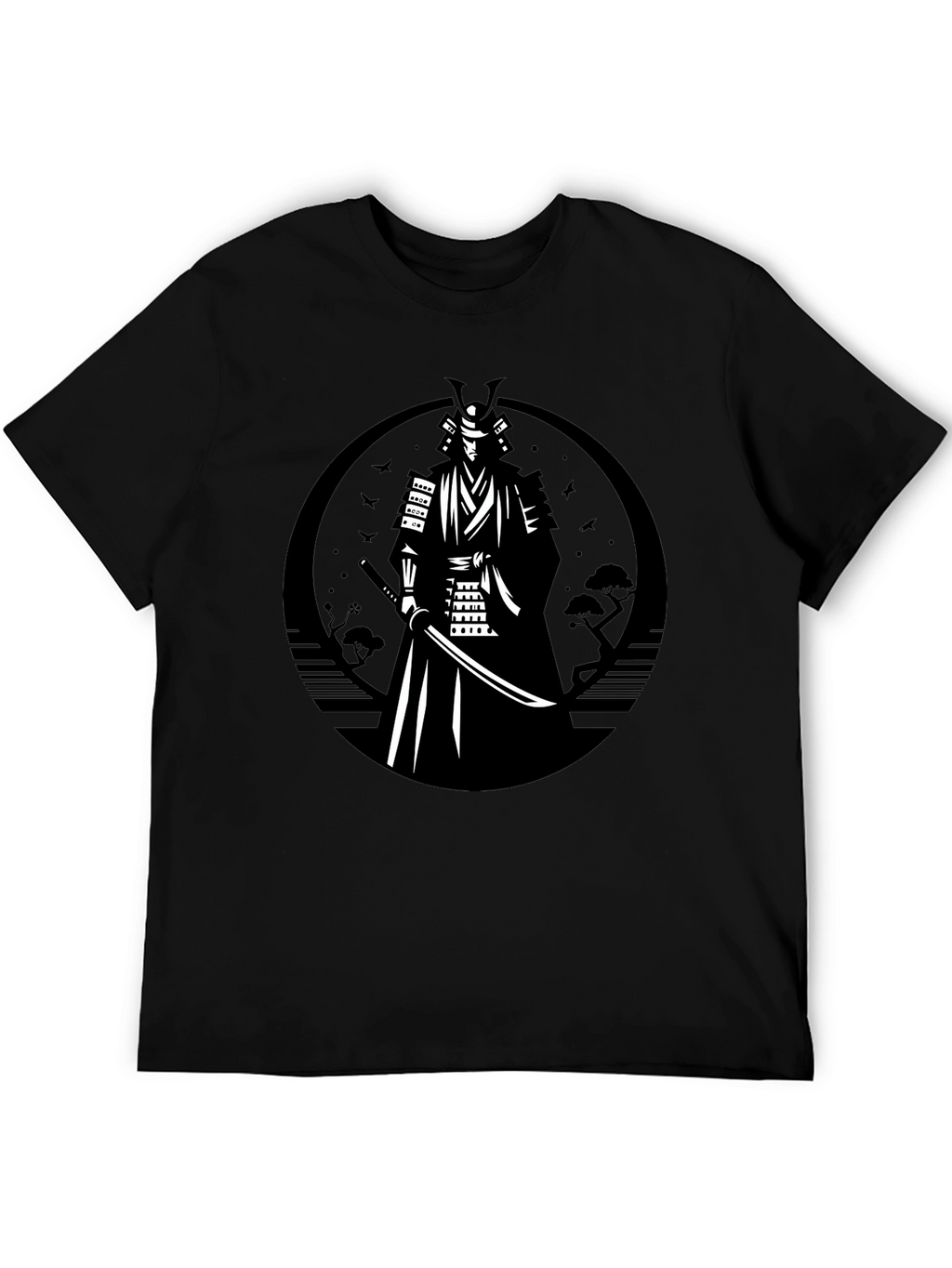Samurai Graphic Tee - Black