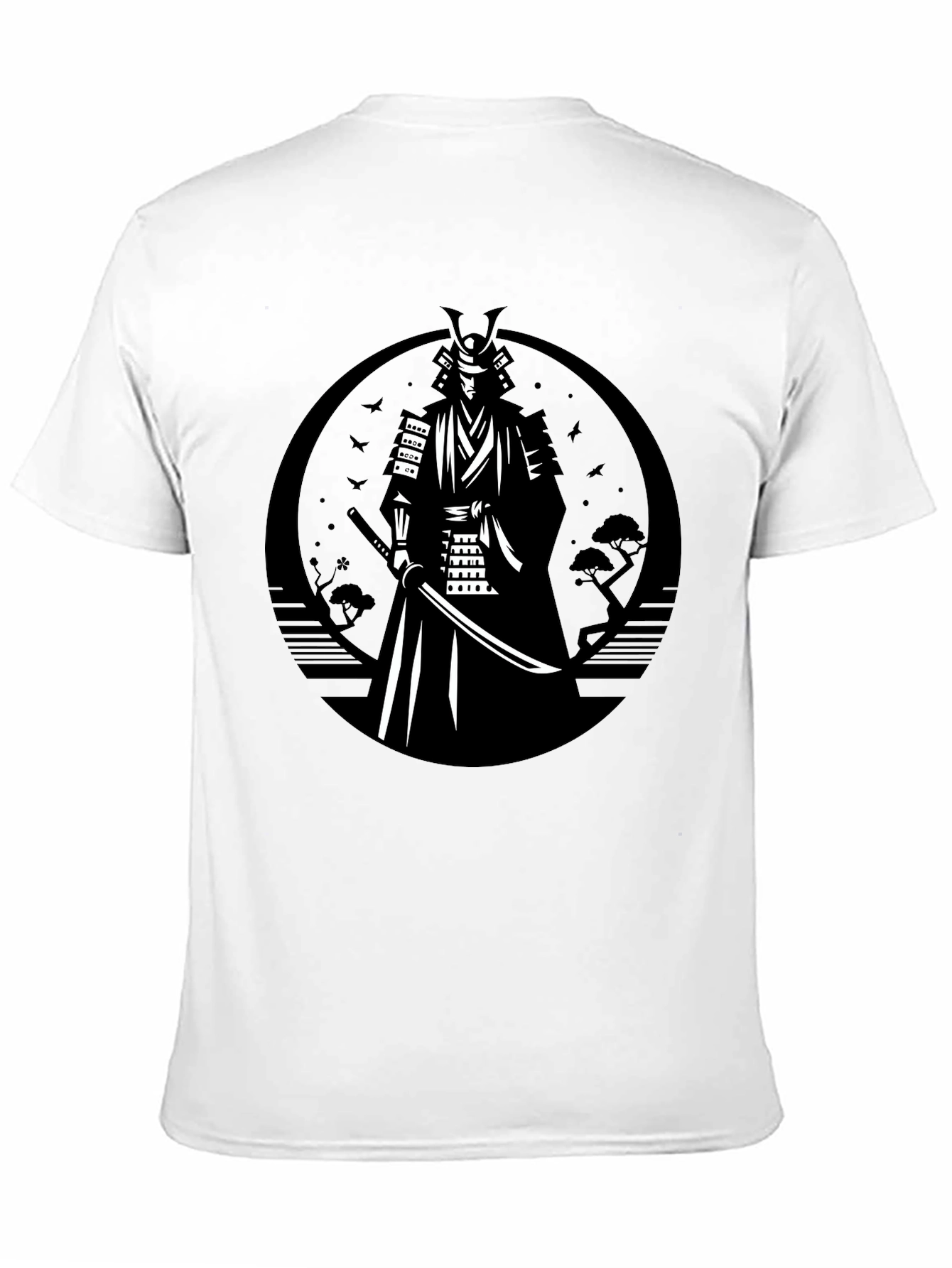 Samurai Graphic Tee - Black