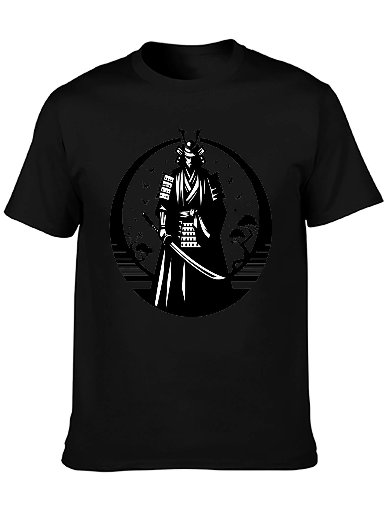 Samurai Graphic Tee - Black