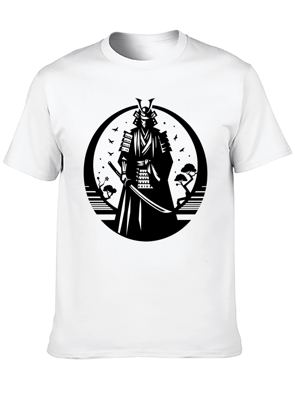 Samurai Graphic Tee - Black