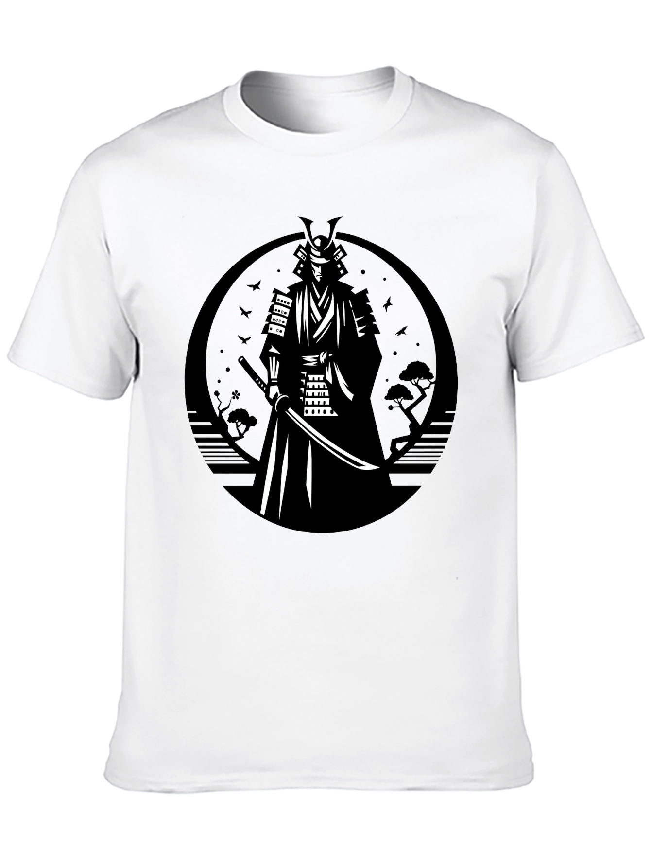Samurai Graphic Tee - Black