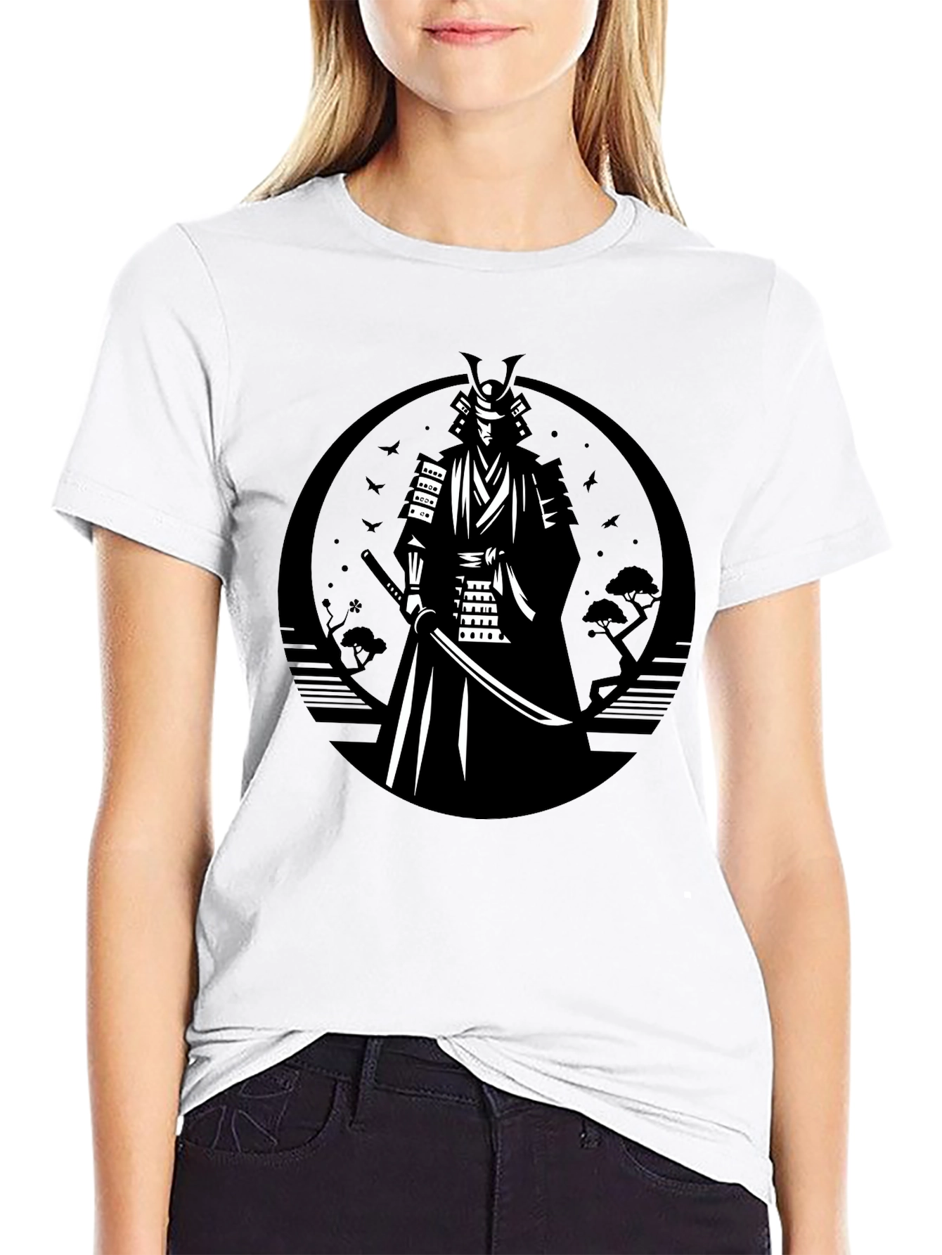 Samurai Graphic Tee - Black