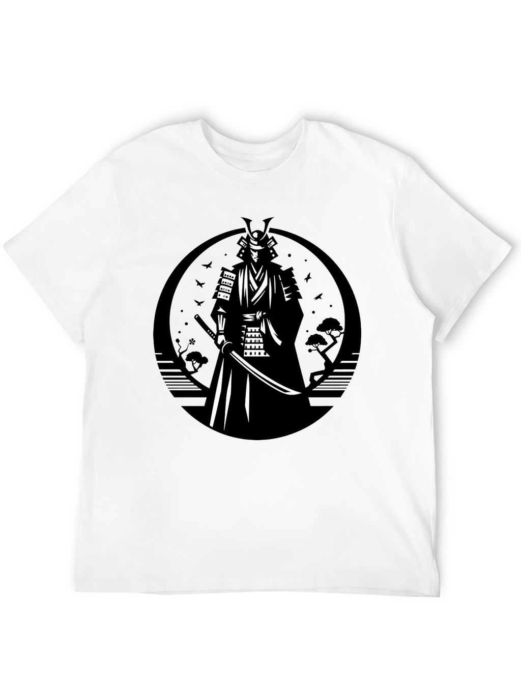 Samurai Graphic Tee - Black