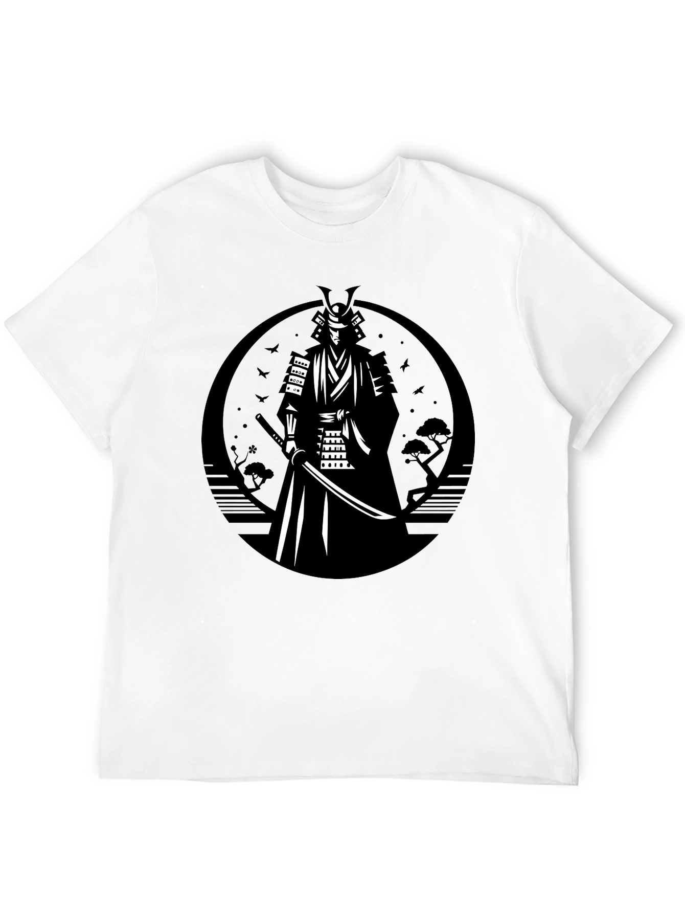 Samurai Graphic Tee - Black