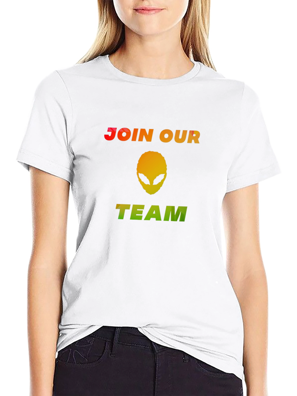 Join Our Team Alien T-Shirt - Black