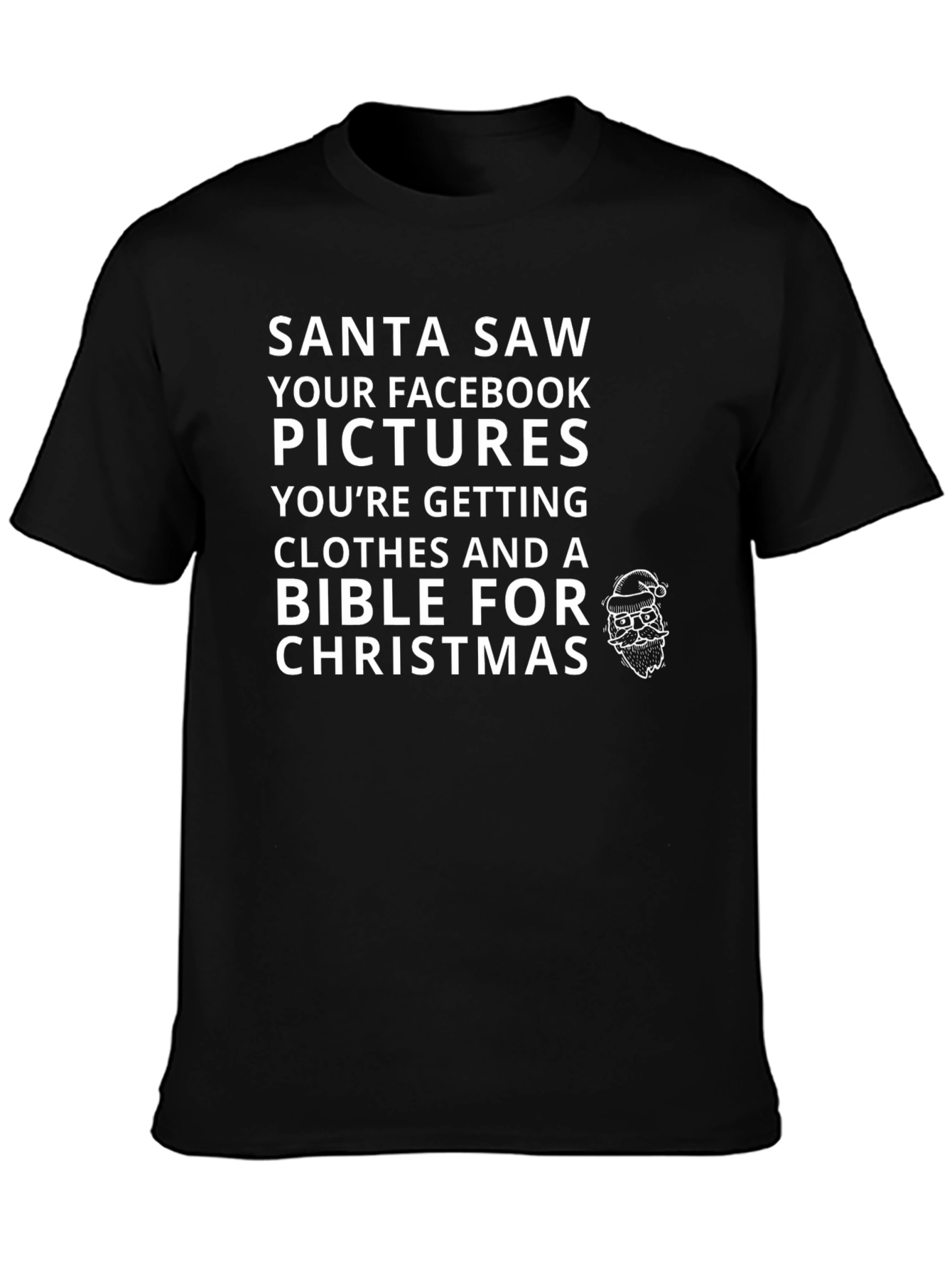 Santa Saw Facebook Pictures T-Shirt