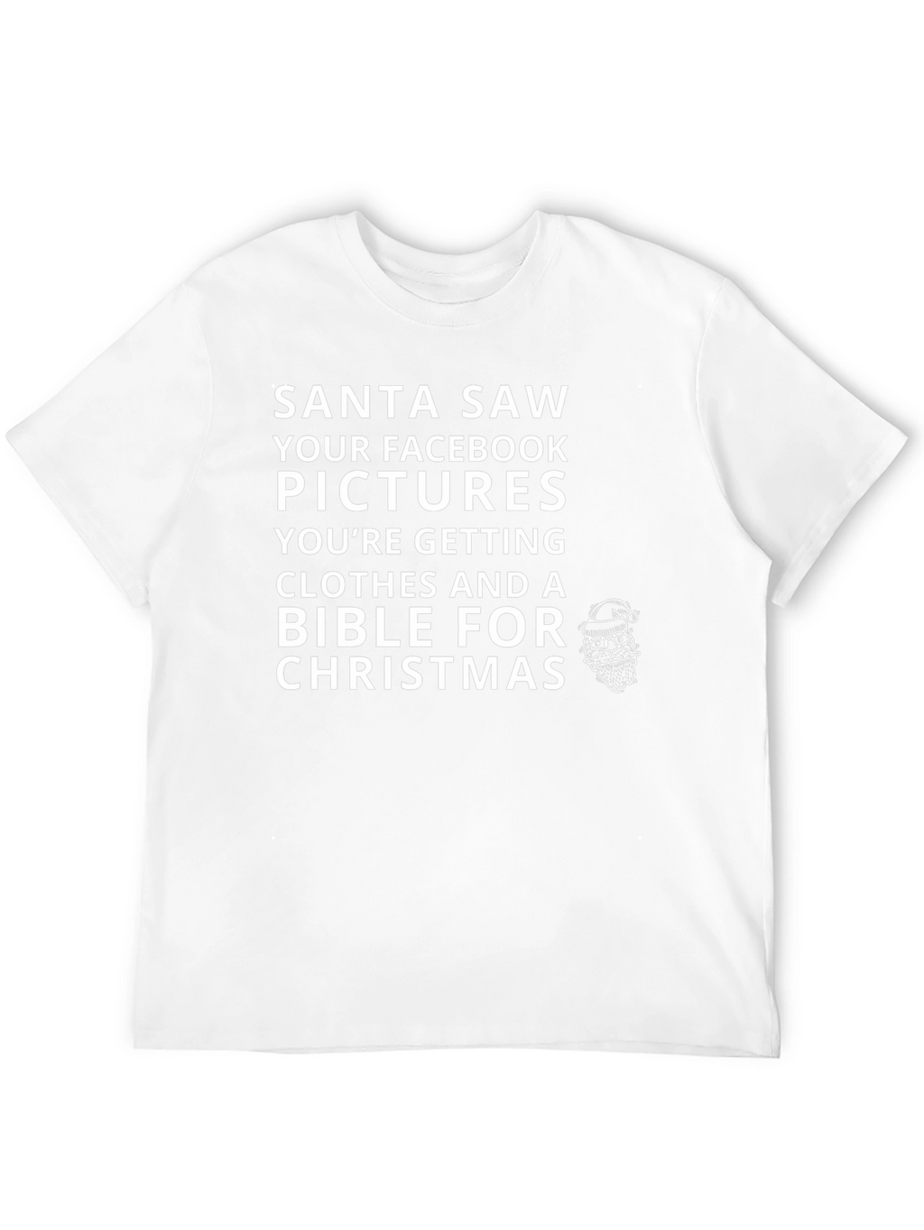 Santa Saw Facebook Pictures T-Shirt