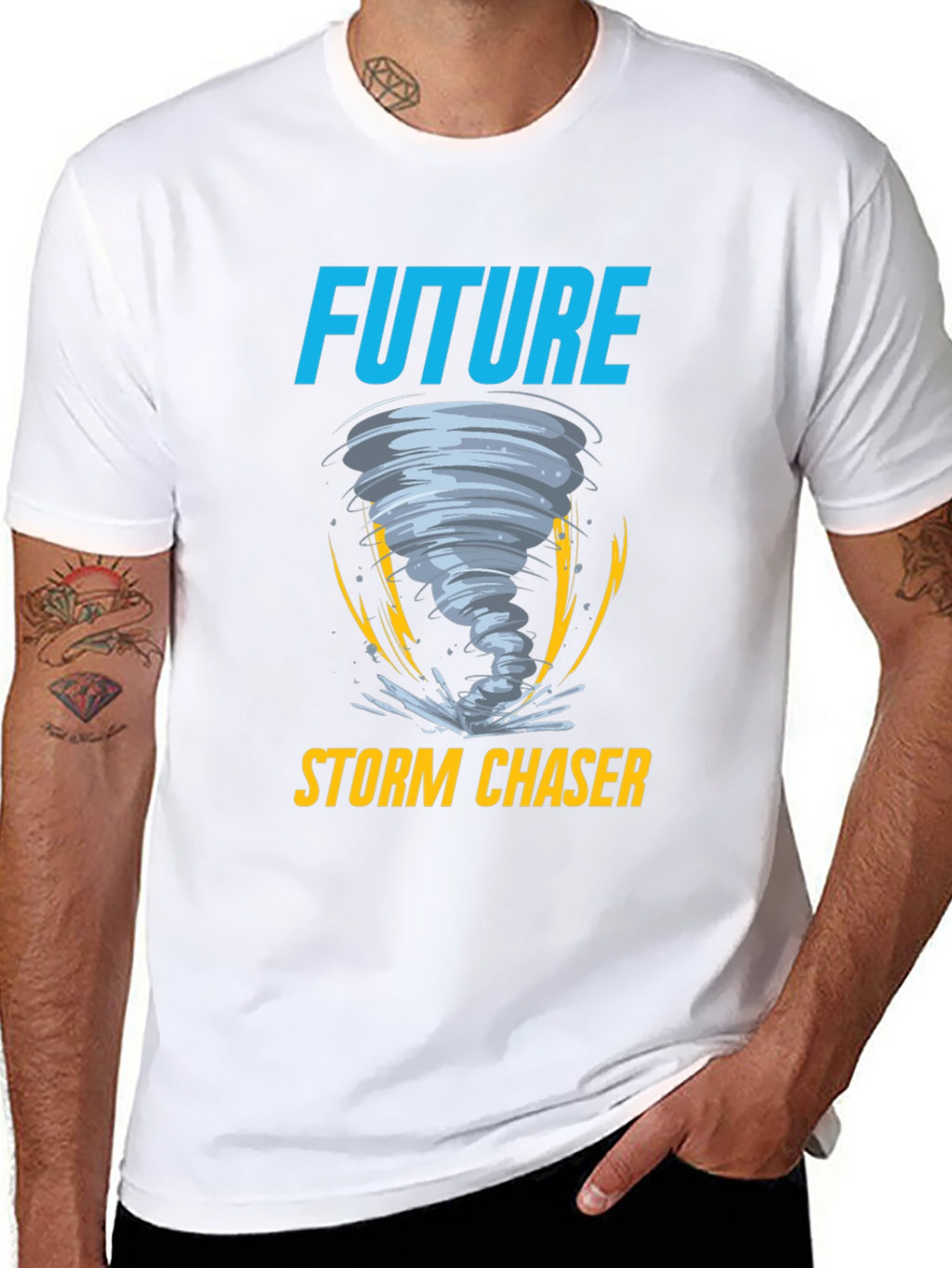 Future Storm Chaser Black T-Shirt