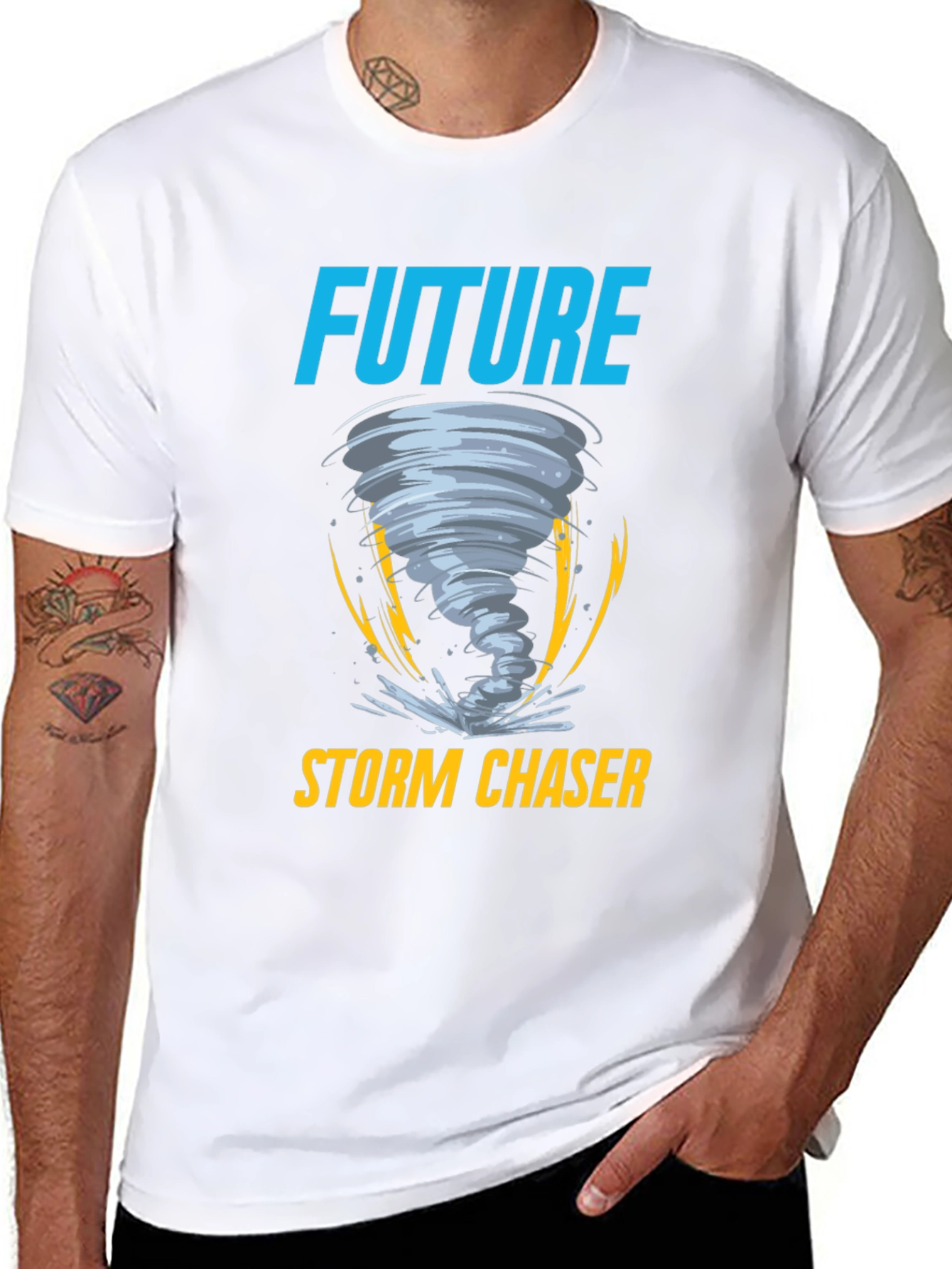 Future Storm Chaser Black T-Shirt