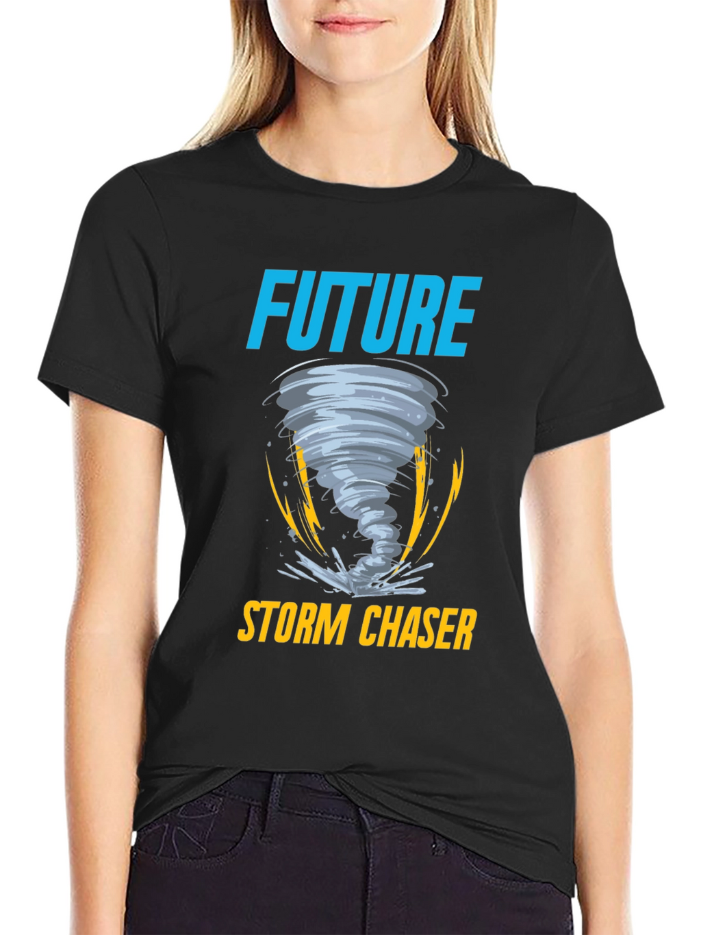 Future Storm Chaser Black T-Shirt