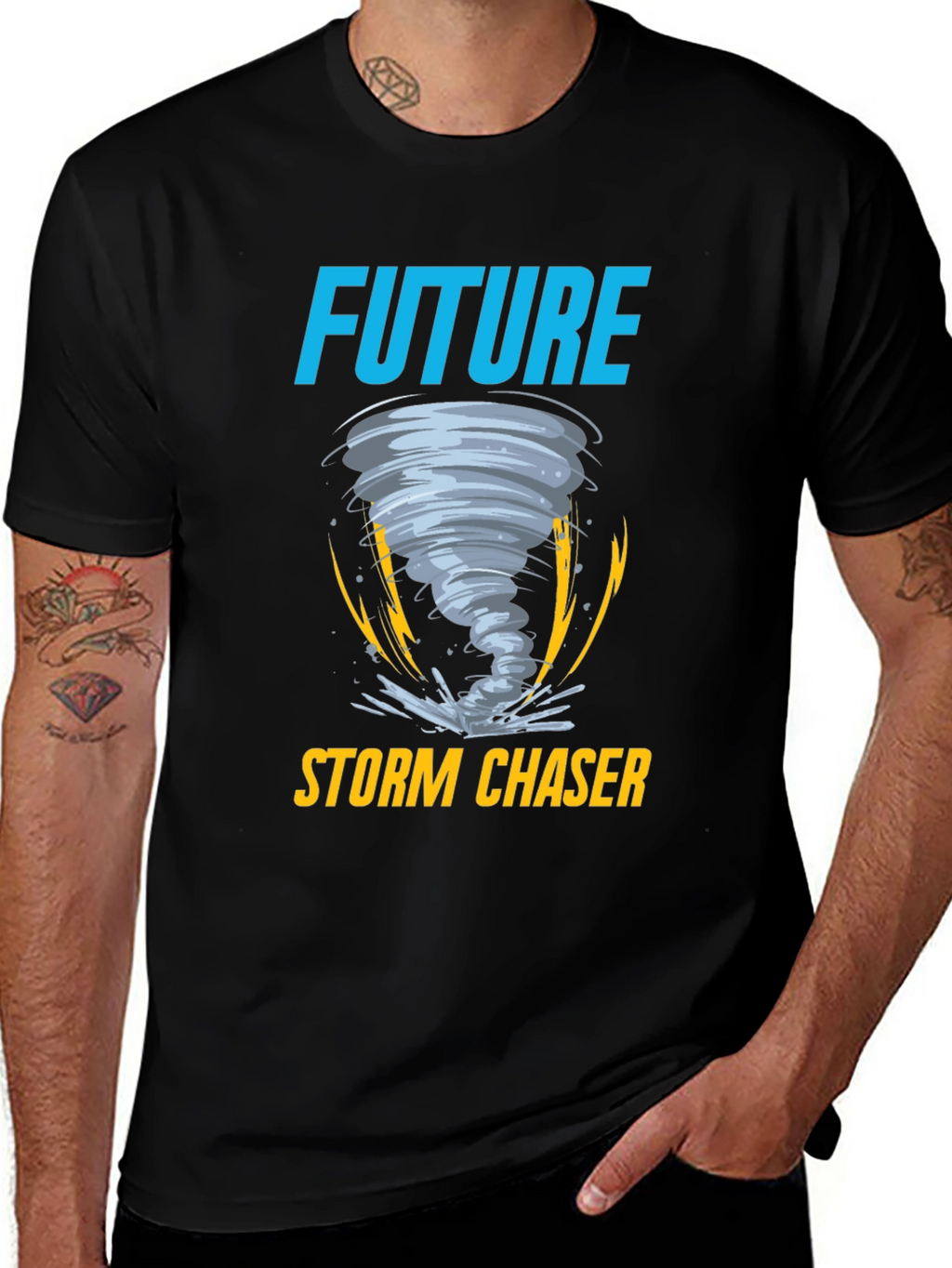 Future Storm Chaser Black T-Shirt