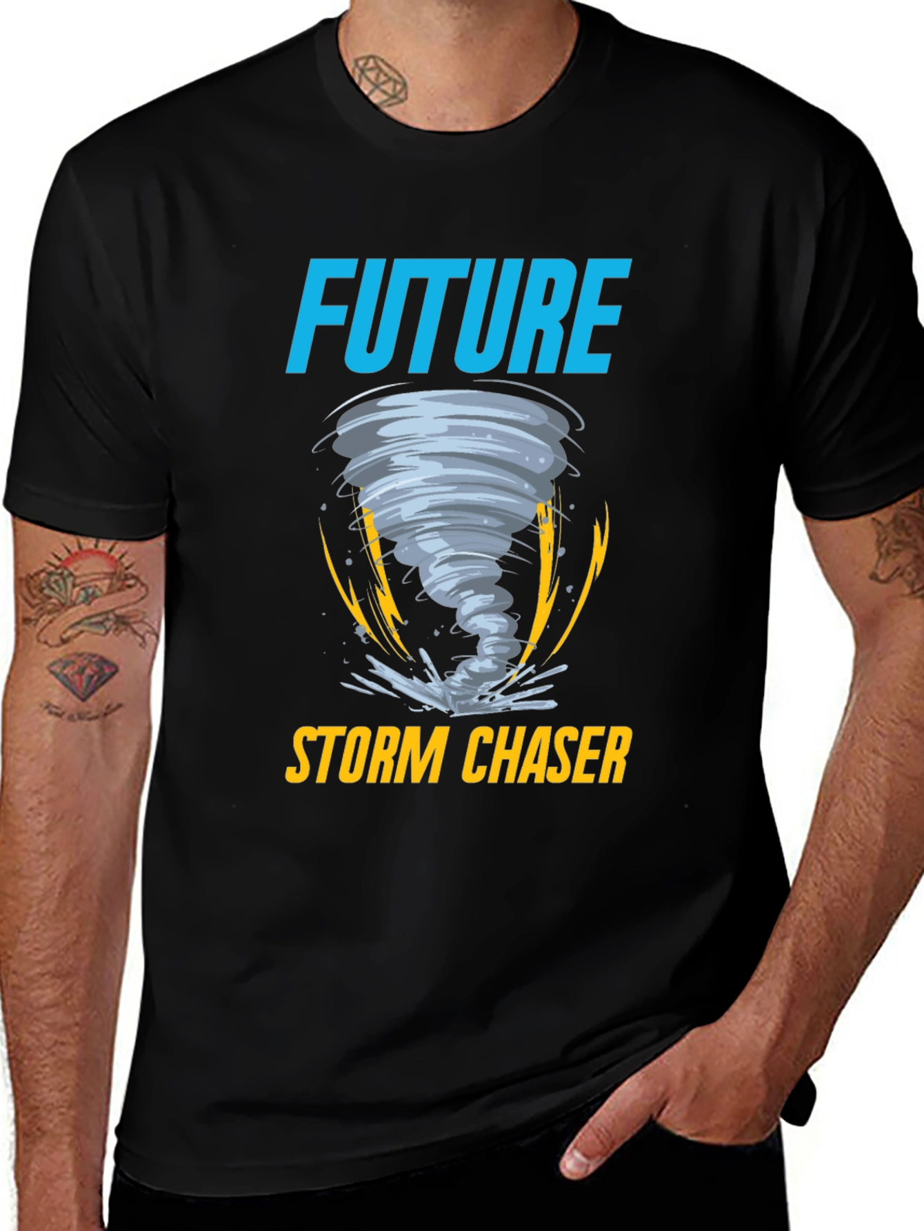 Future Storm Chaser Black T-Shirt