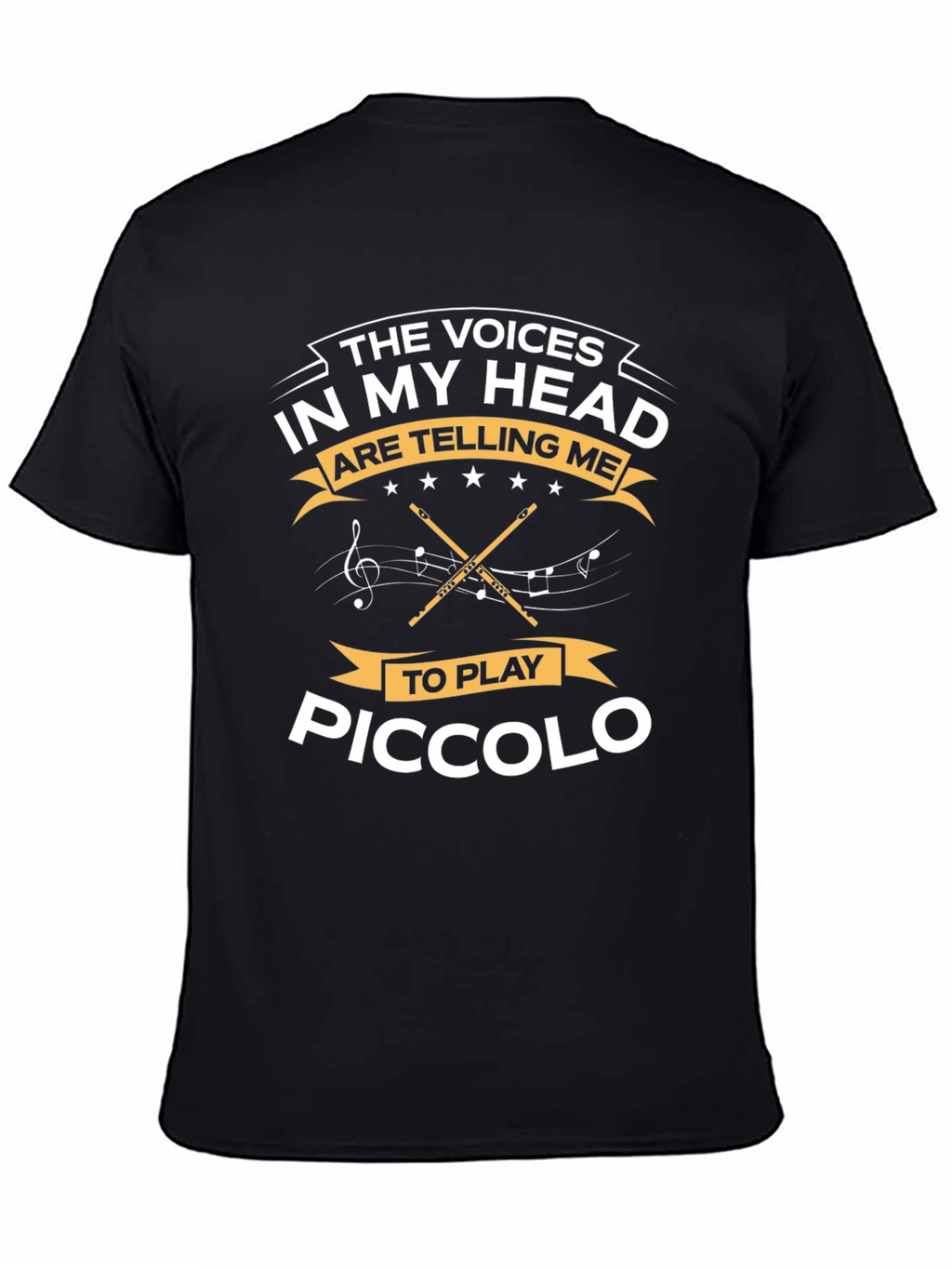 Voices in My Head Piccolo Player T-Shirt