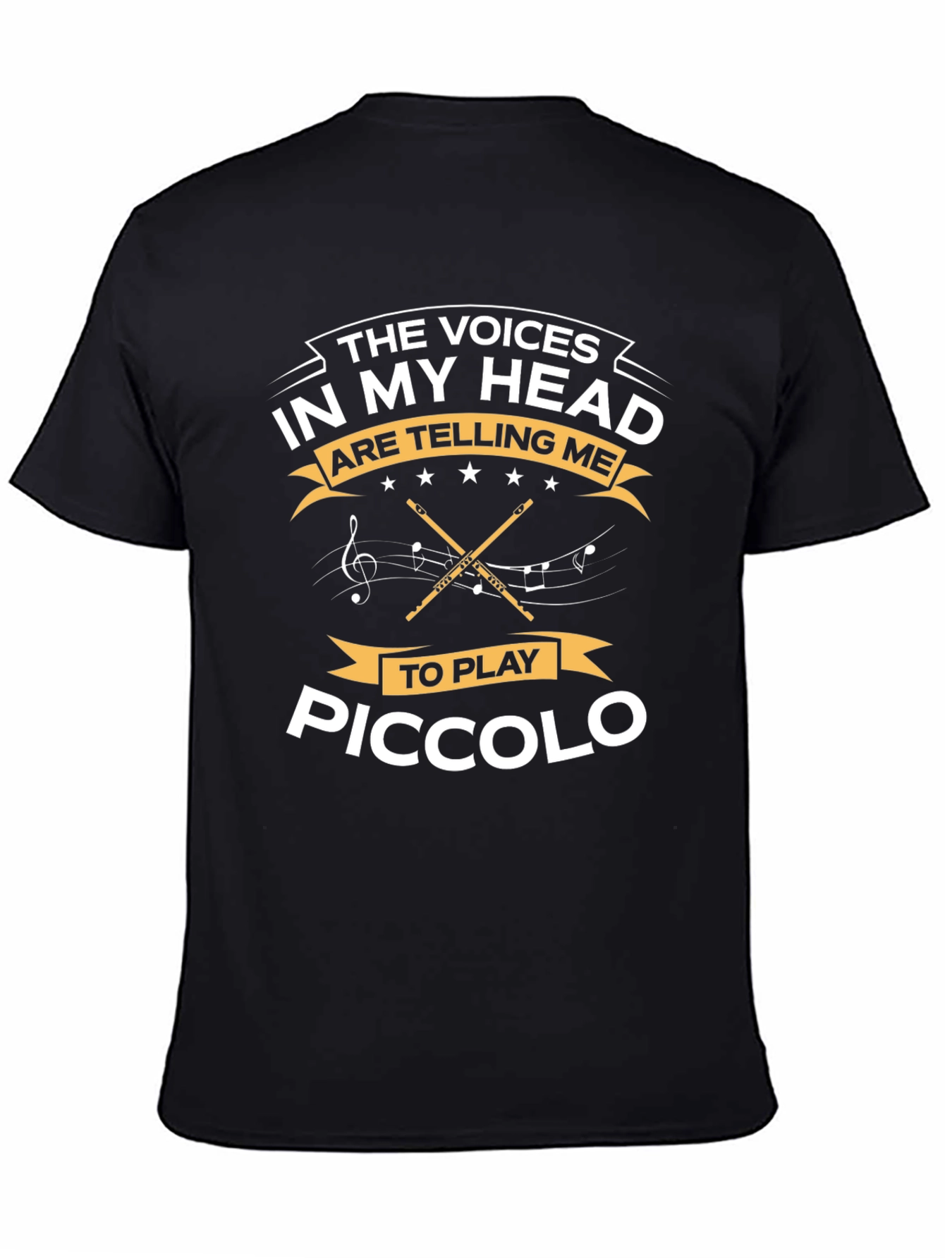 Voices in My Head Piccolo Player T-Shirt