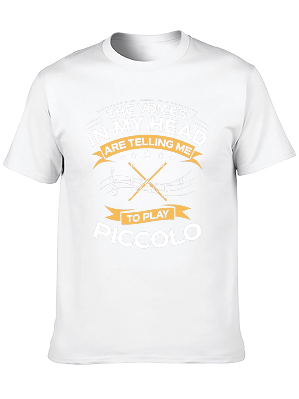 Voices in My Head Piccolo Player T-Shirt