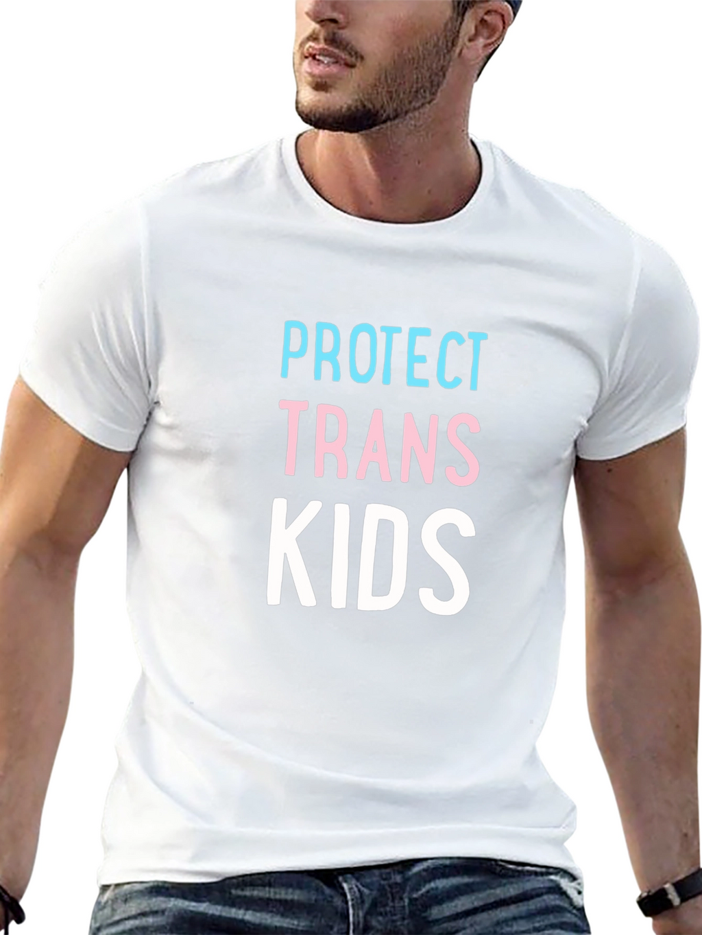 Protect Trans Kids Graphic Tee - Black