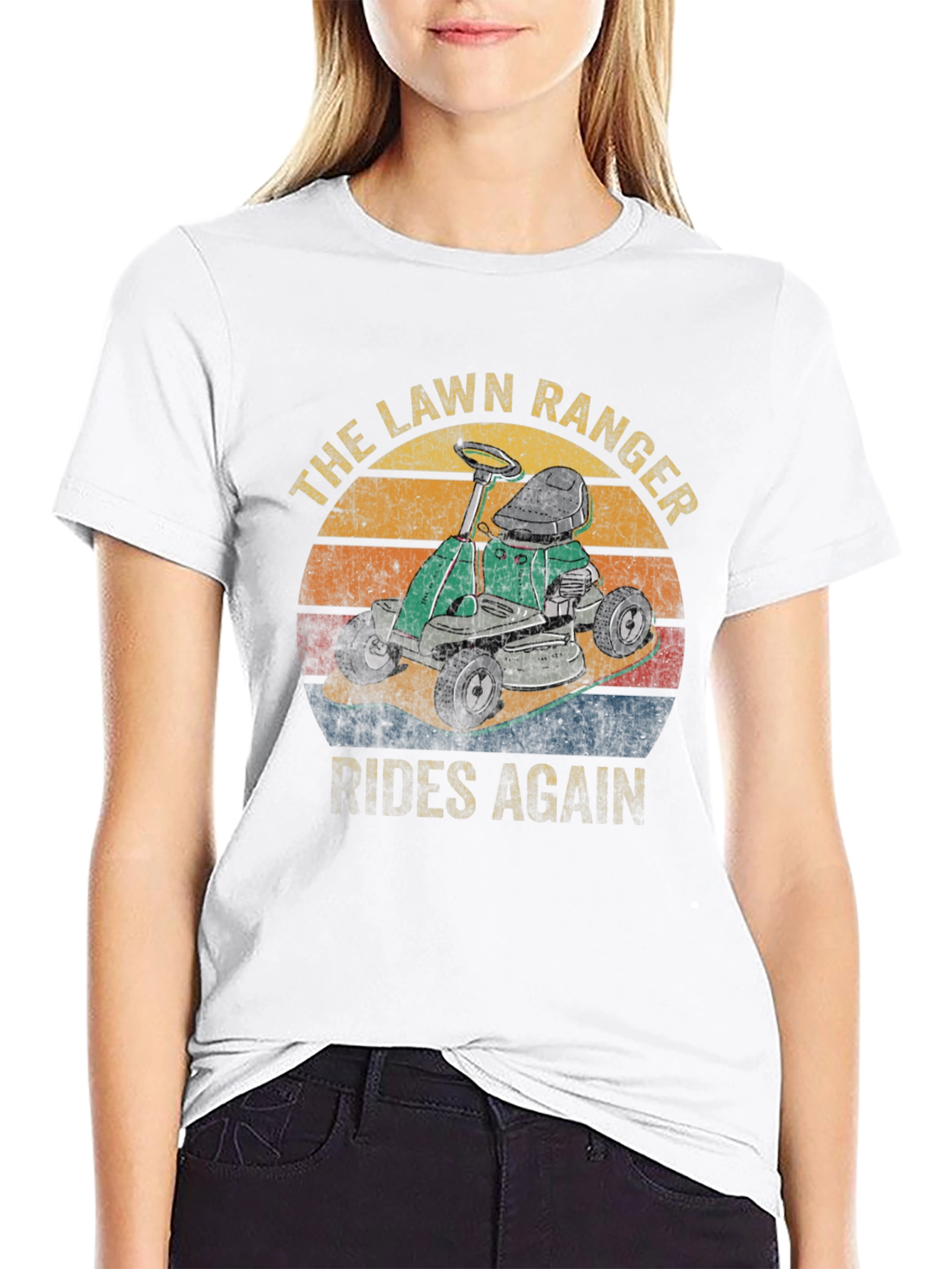 The Lawn Ranger T-Shirt - Rides Again Graphic Tee