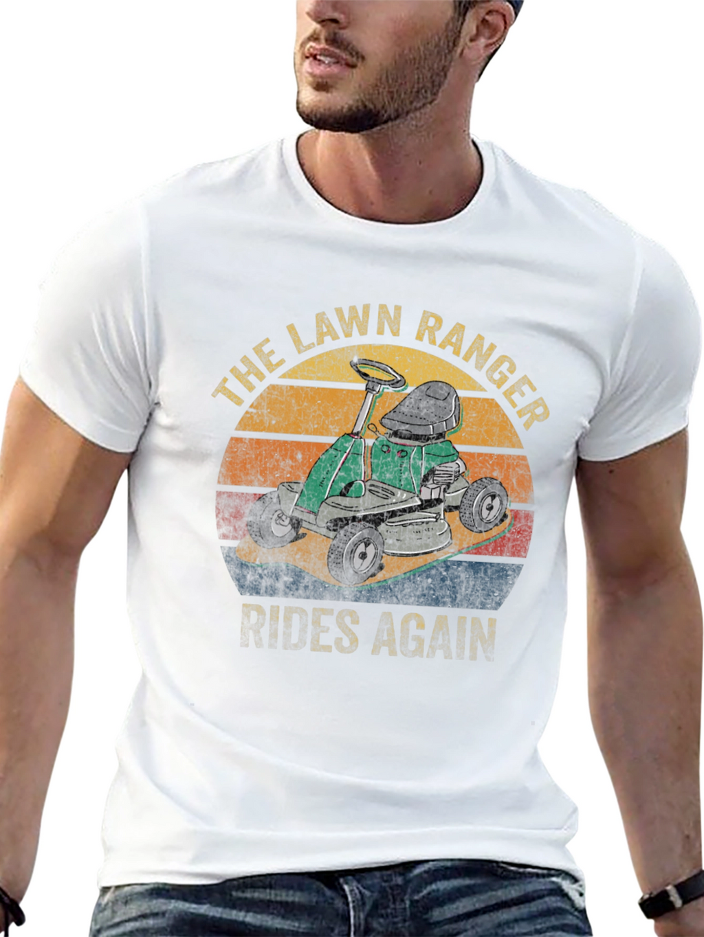 The Lawn Ranger T-Shirt - Rides Again Graphic Tee