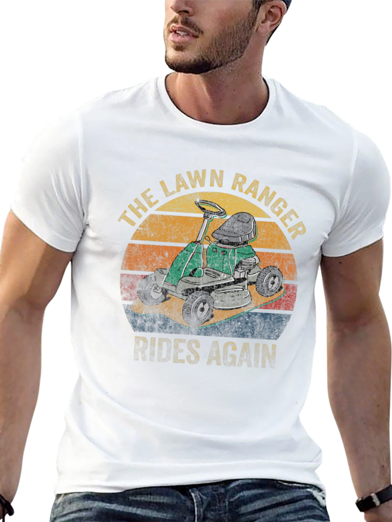 The Lawn Ranger T-Shirt - Rides Again Graphic Tee