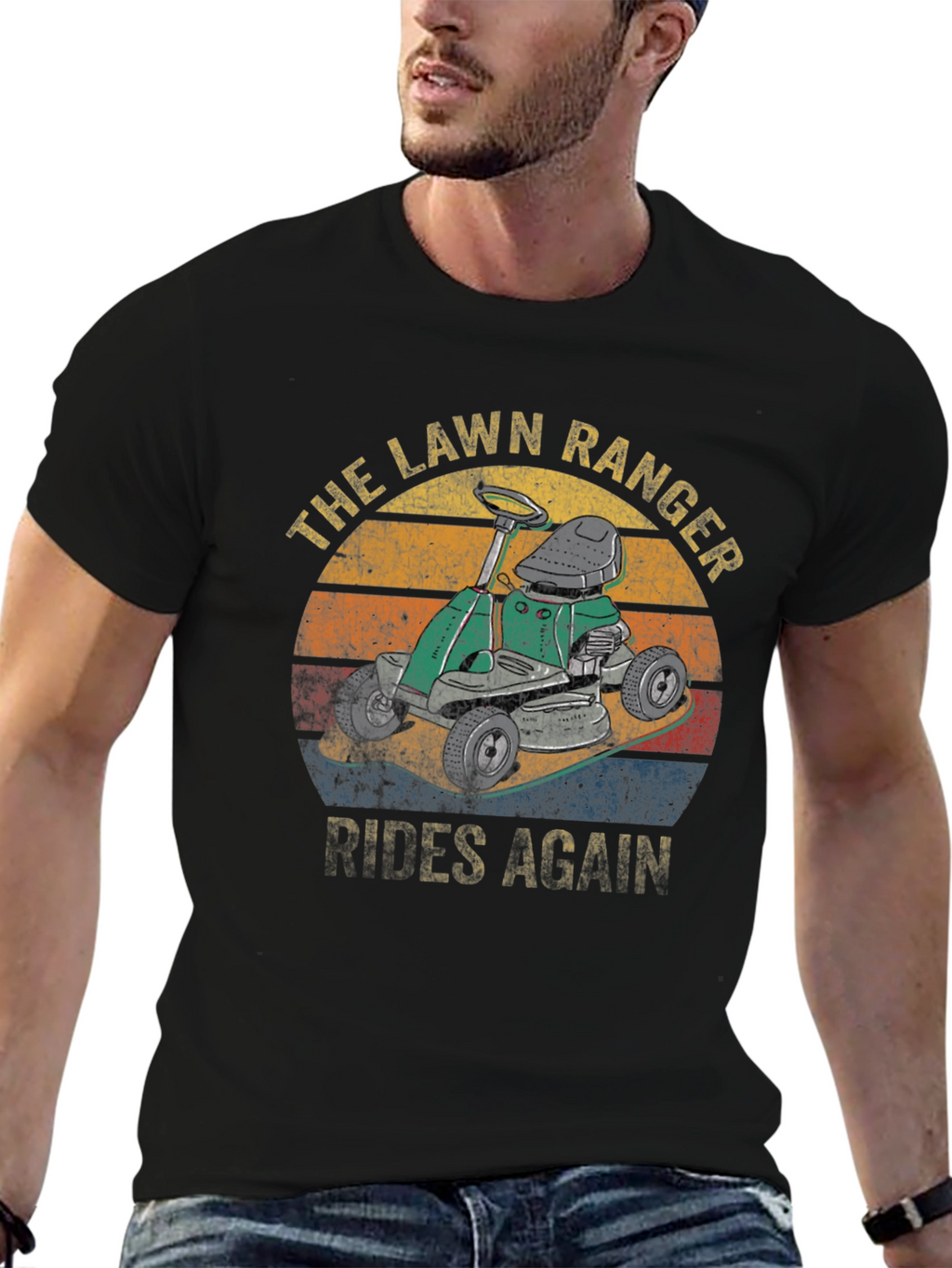 The Lawn Ranger T-Shirt - Rides Again Graphic Tee