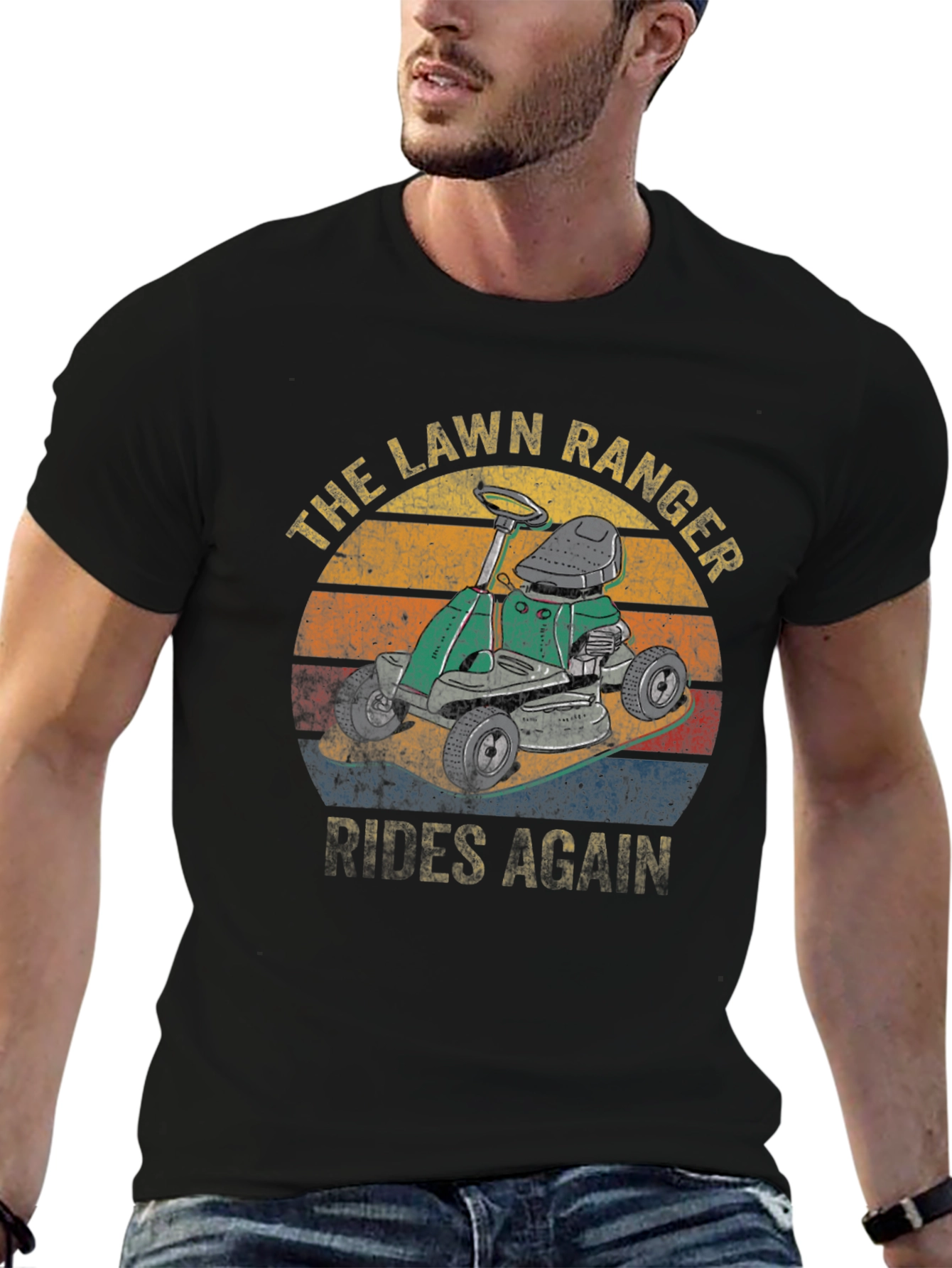 The Lawn Ranger T-Shirt - Rides Again Graphic Tee