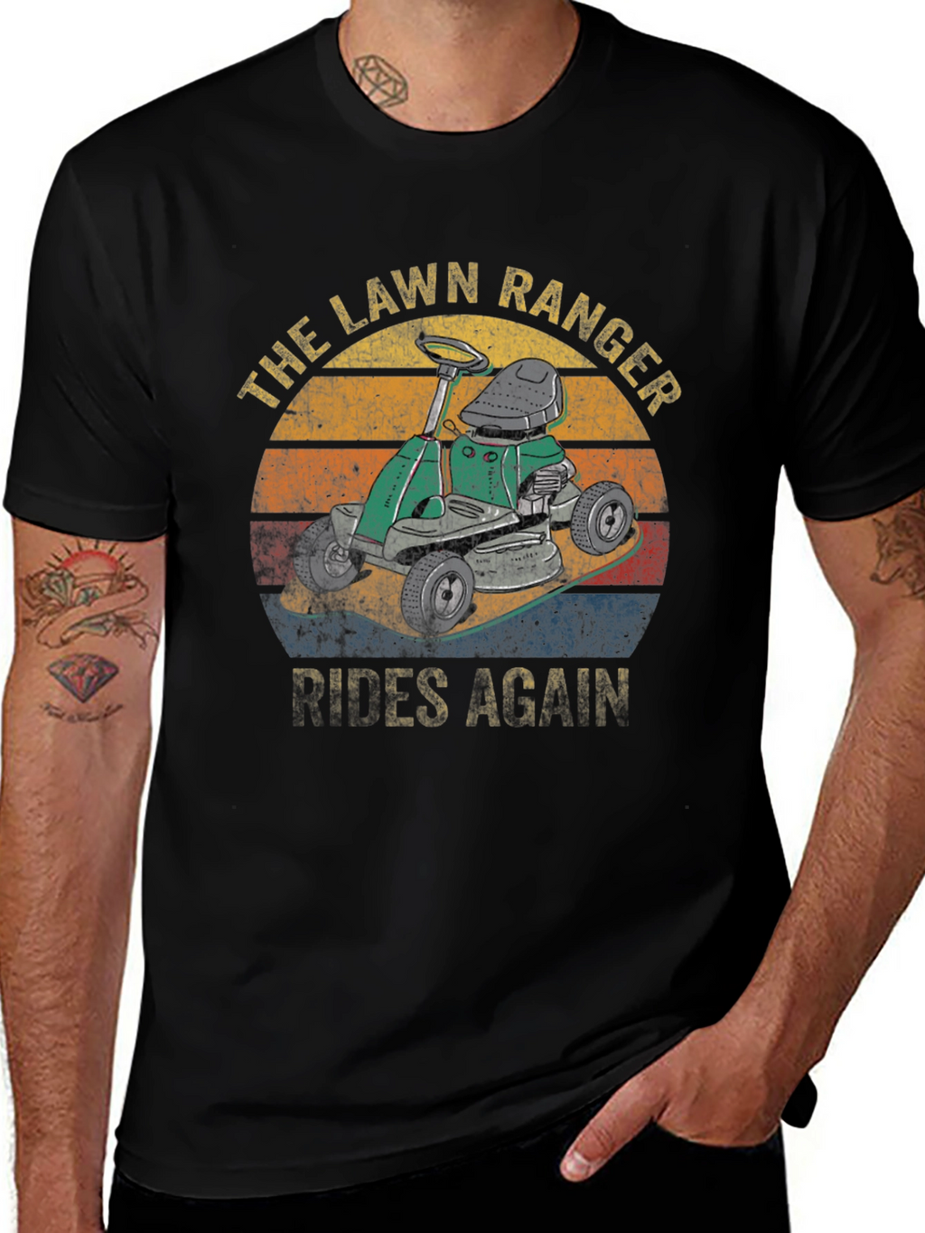 The Lawn Ranger T-Shirt - Rides Again Graphic Tee