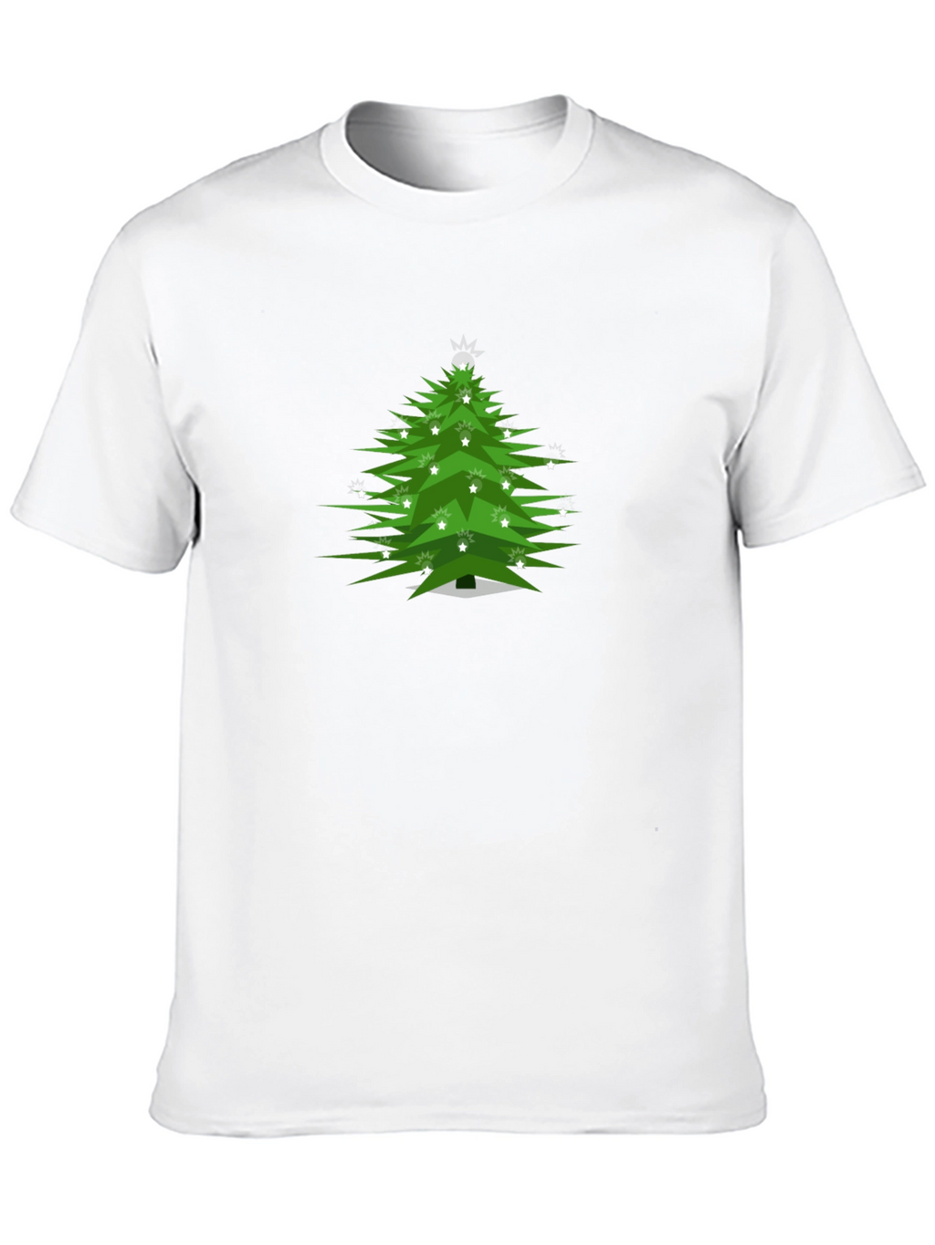 Christmas Tree Graphic Tee - Festive Holiday Shirt