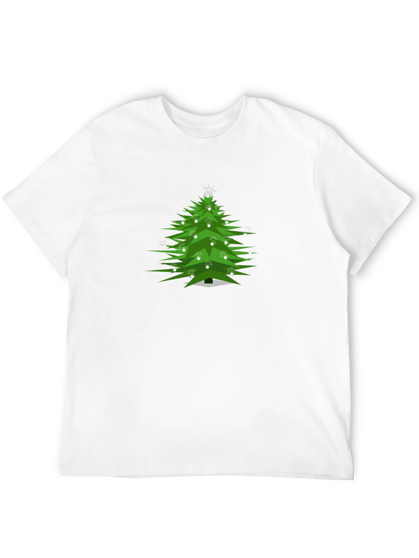 Christmas Tree Graphic Tee - Festive Holiday Shirt