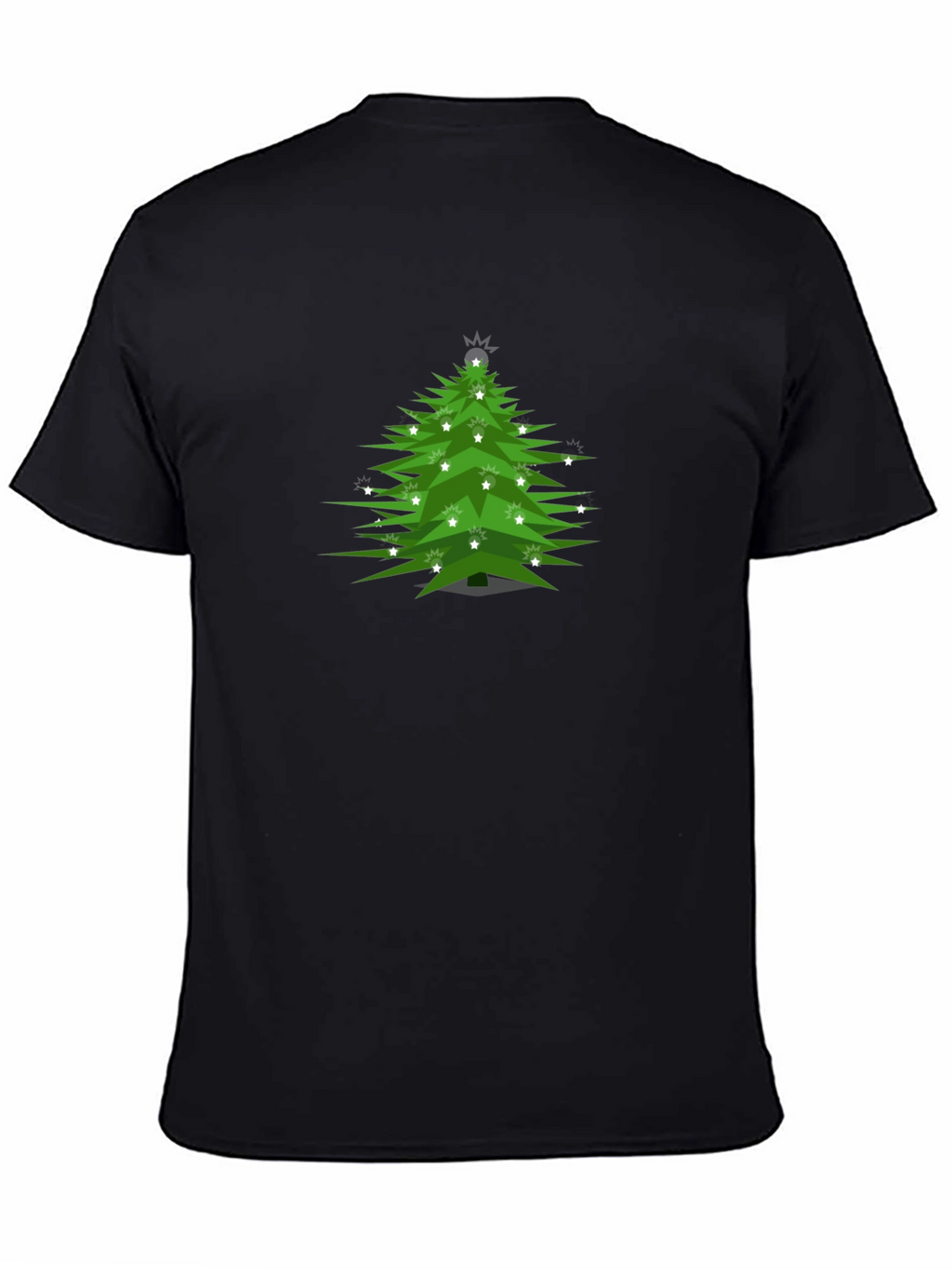 Christmas Tree Graphic Tee - Festive Holiday Shirt