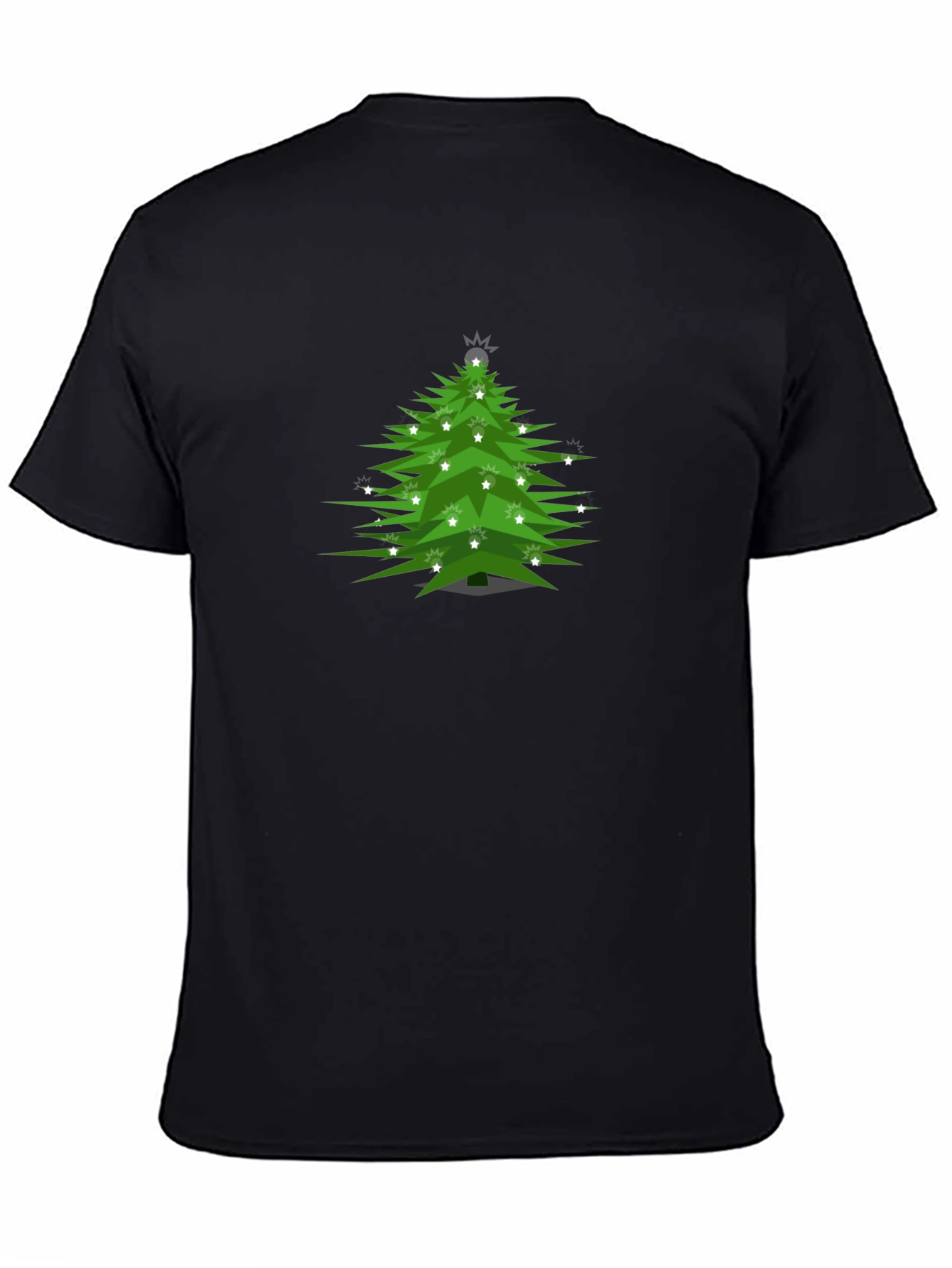 Christmas Tree Graphic Tee - Festive Holiday Shirt