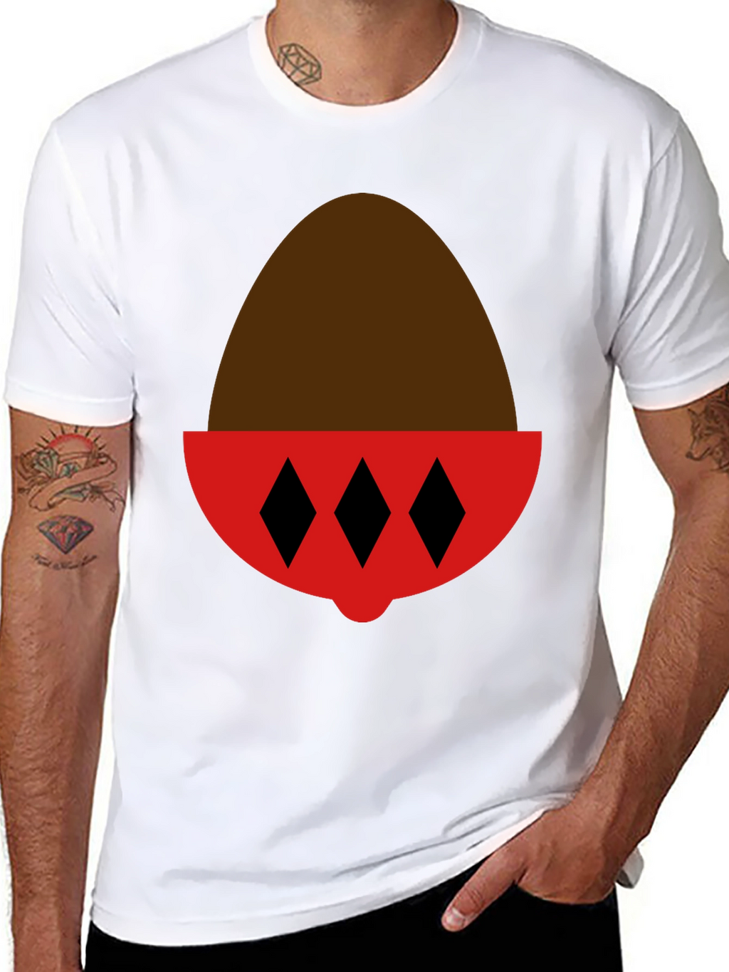Egg Head Graphic Tee - Quirky Fun Design!
