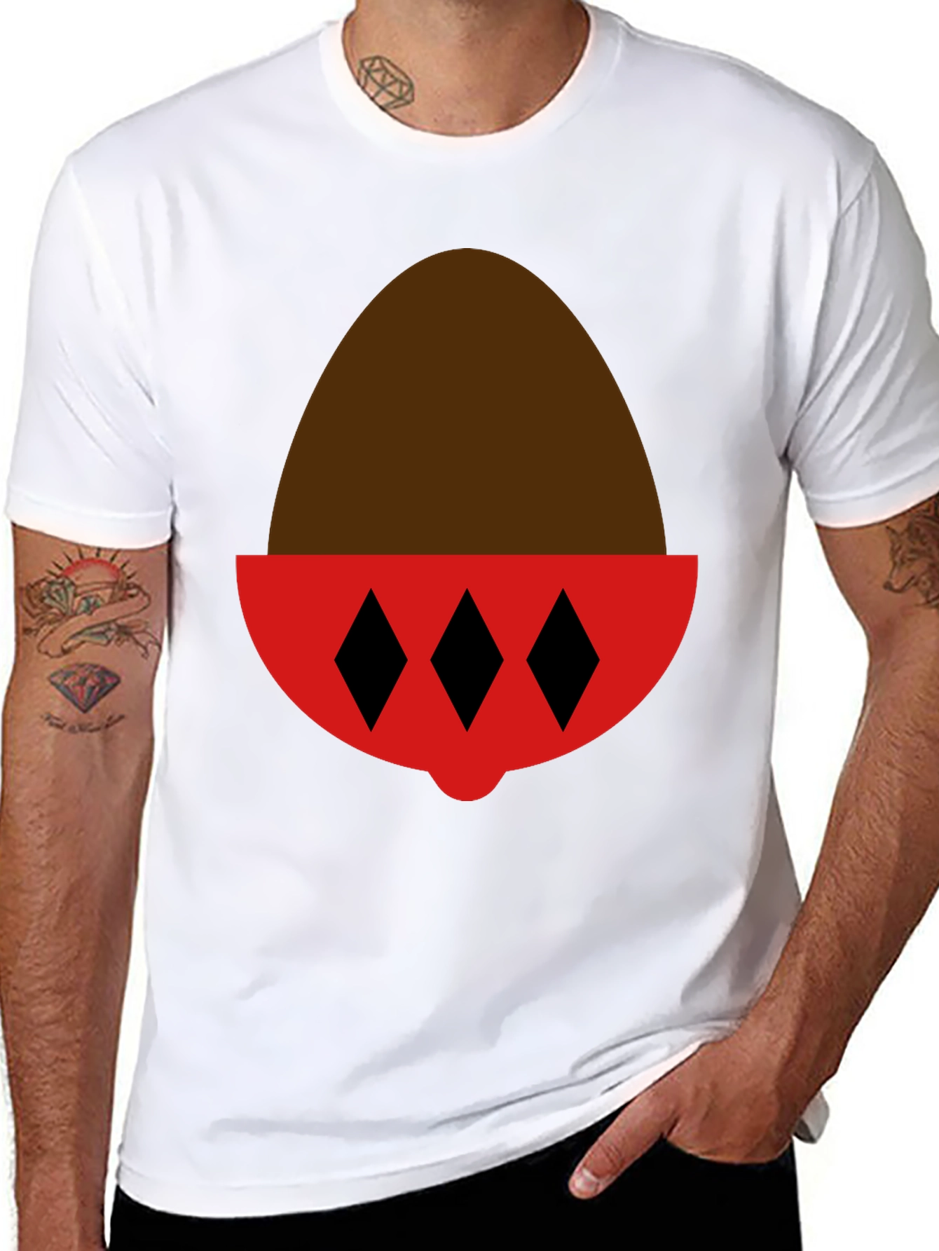 Egg Head Graphic Tee - Quirky Fun Design!