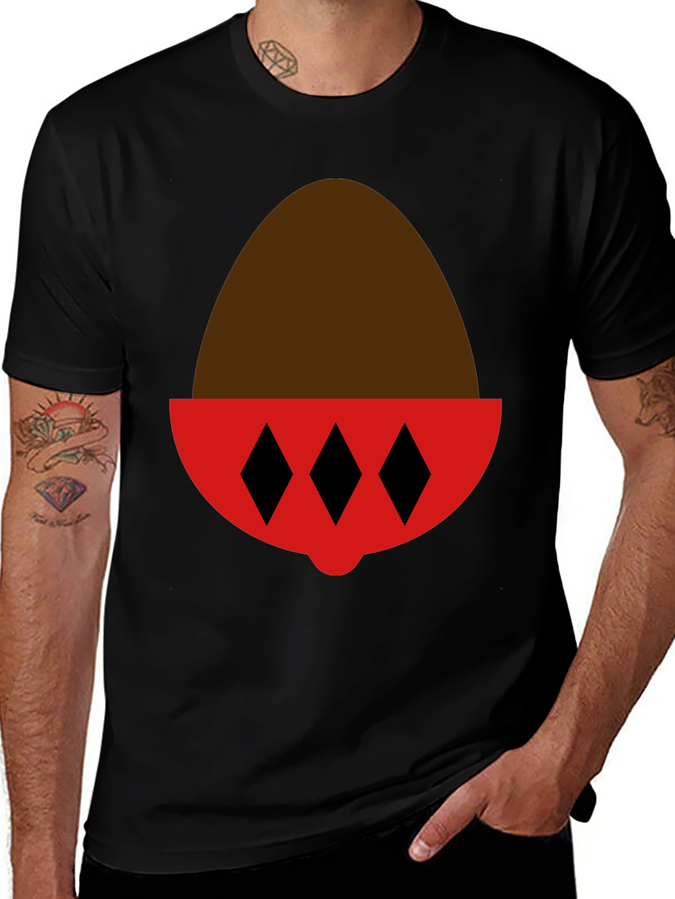 Egg Head Graphic Tee - Quirky Fun Design!