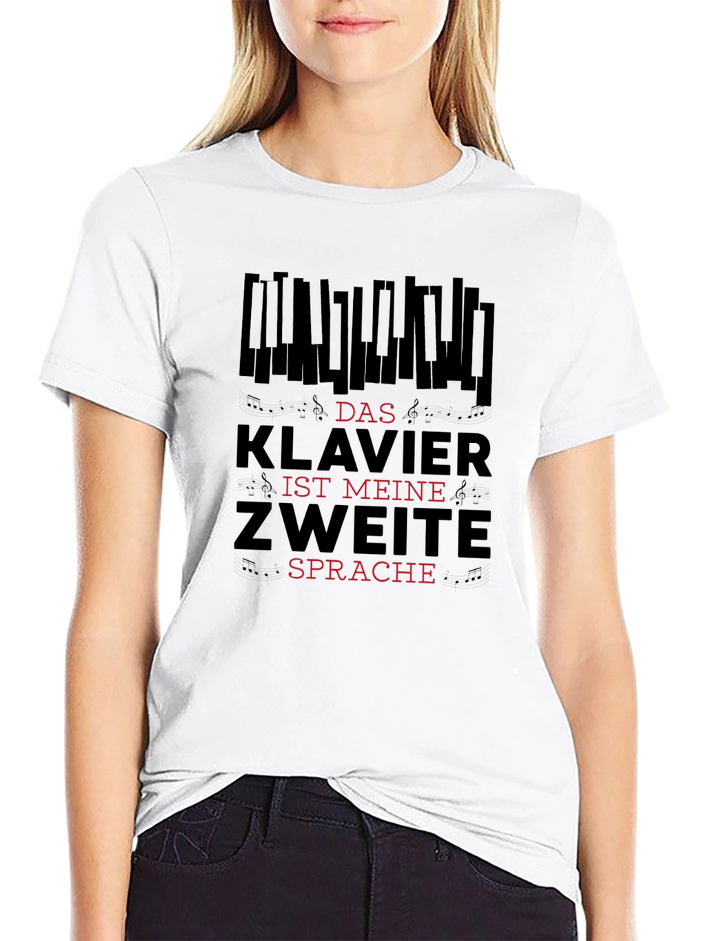 Klavier Zweite Sprache Graphic Tee