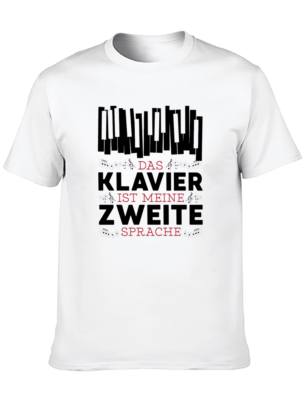 Klavier Zweite Sprache Graphic Tee