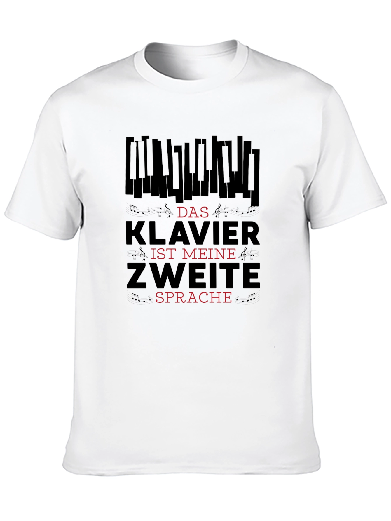 Klavier Zweite Sprache Graphic Tee