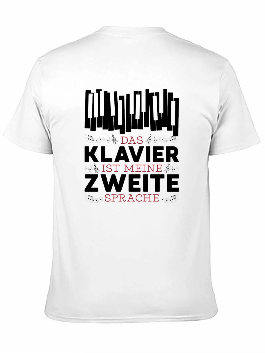 Klavier Zweite Sprache Graphic Tee