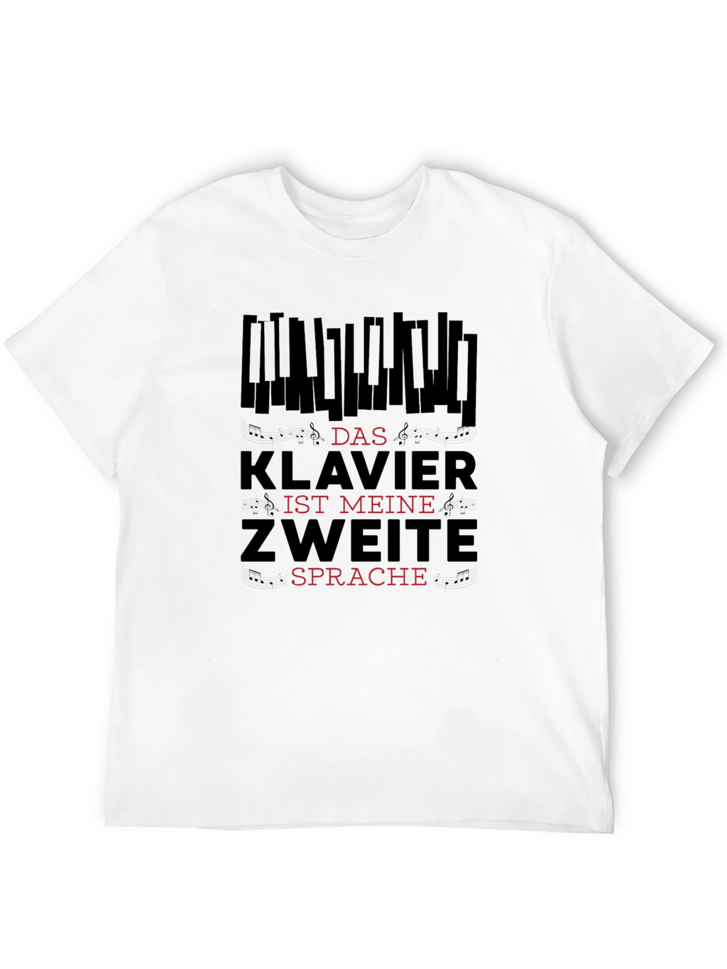 Klavier Zweite Sprache Graphic Tee