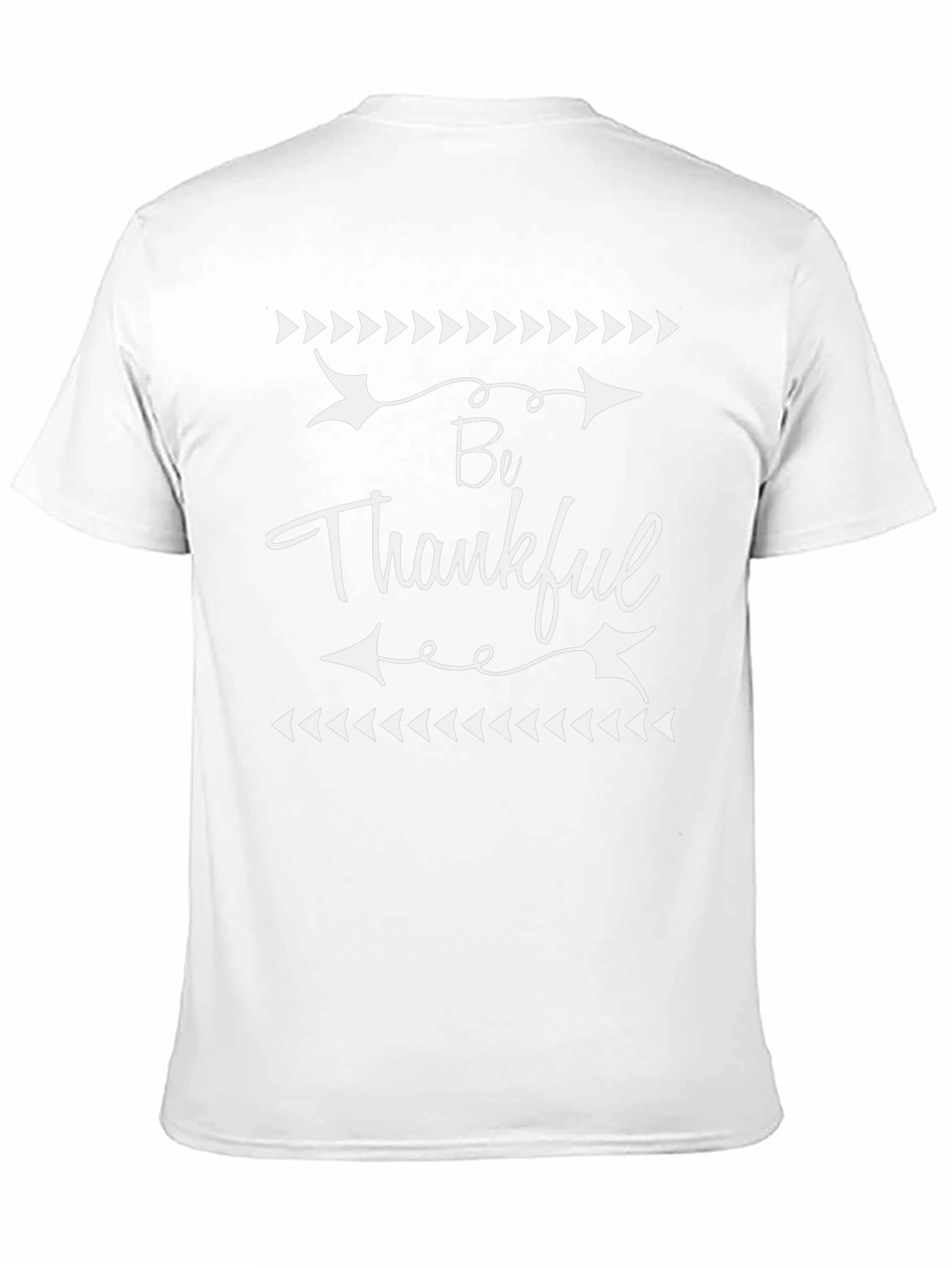 Be Thankful Black Graphic T-Shirt