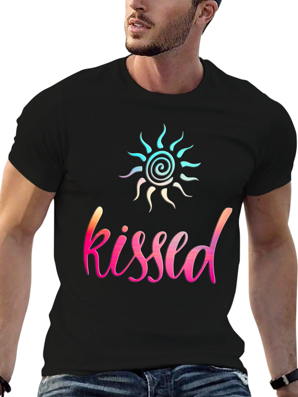 Sun Kissed Graphic T-Shirt - Stylish Summer Tee