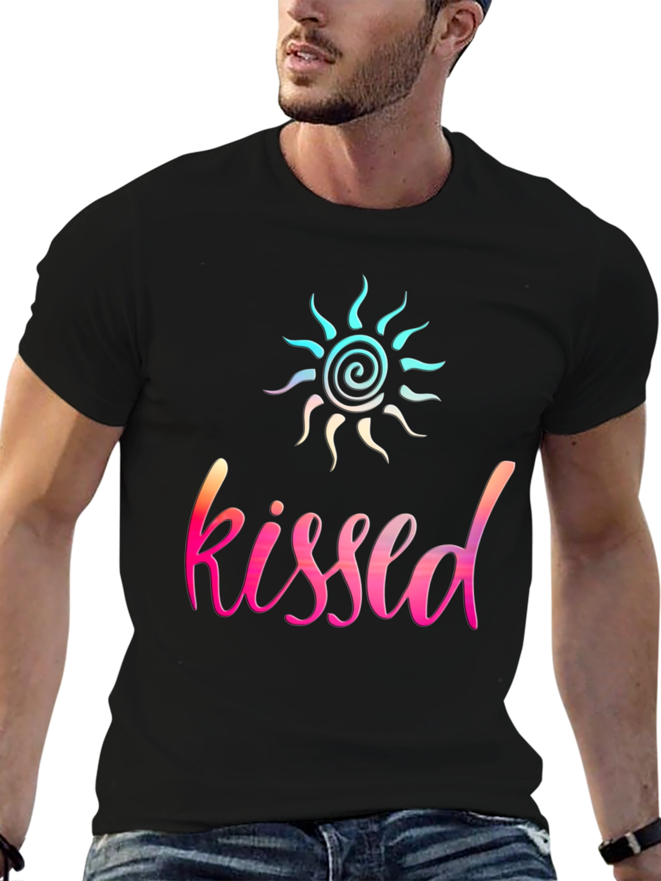Sun Kissed Graphic T-Shirt - Stylish Summer Tee