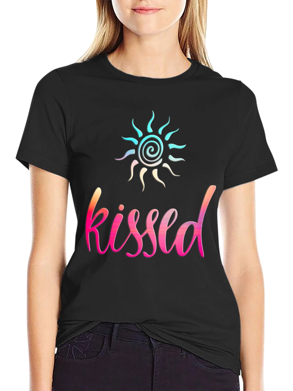 Sun Kissed Graphic T-Shirt - Stylish Summer Tee