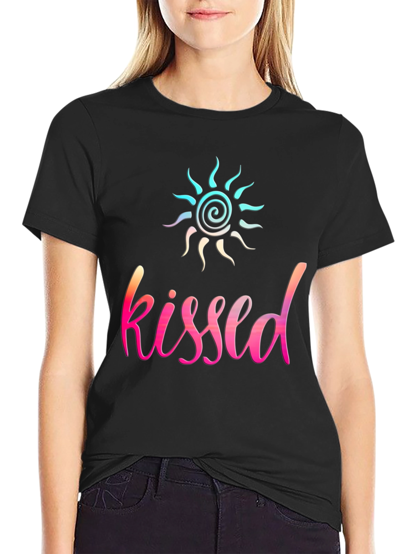 Sun Kissed Graphic T-Shirt - Stylish Summer Tee