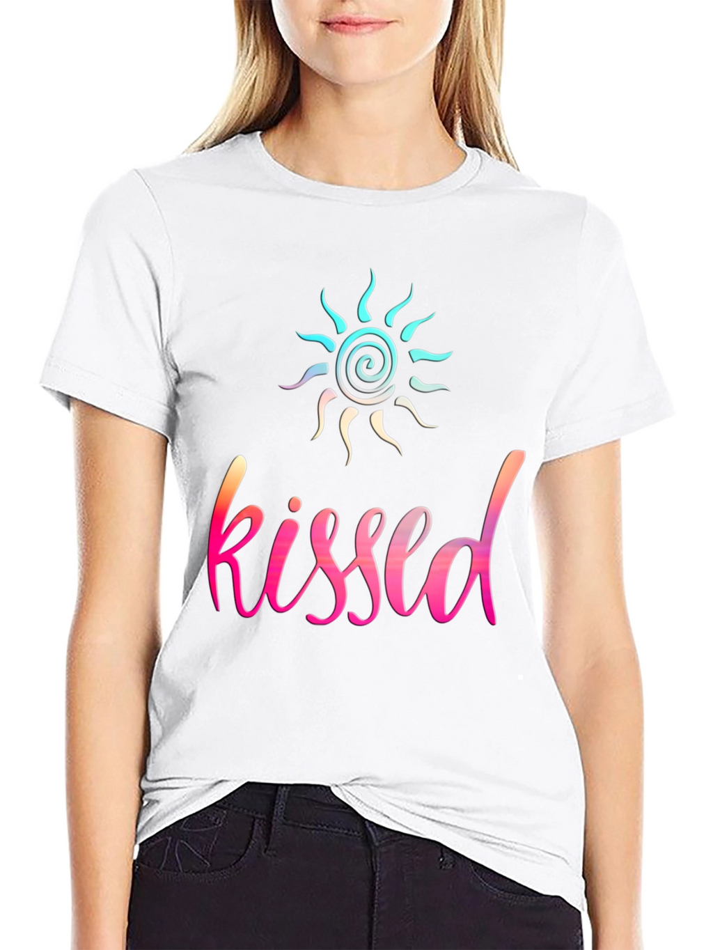 Sun Kissed Graphic T-Shirt - Stylish Summer Tee