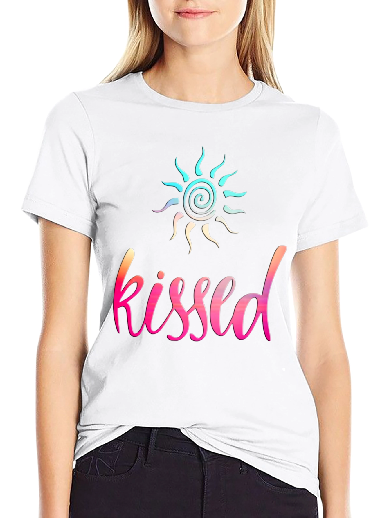 Sun Kissed Graphic T-Shirt - Stylish Summer Tee