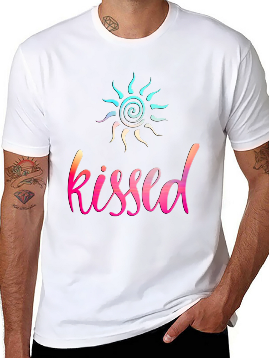Sun Kissed Graphic T-Shirt - Stylish Summer Tee