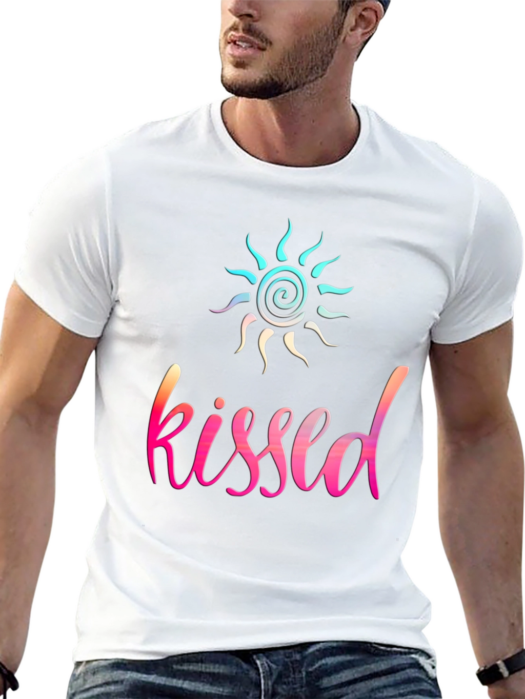 Sun Kissed Graphic T-Shirt - Stylish Summer Tee