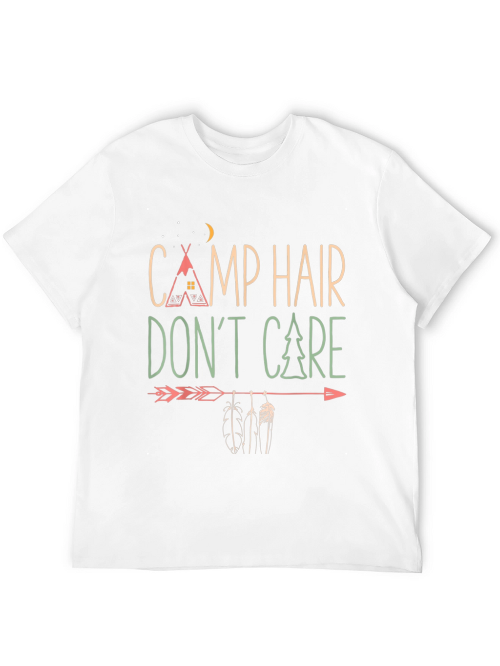 Camp Hair Dont Care Graphic Tee
