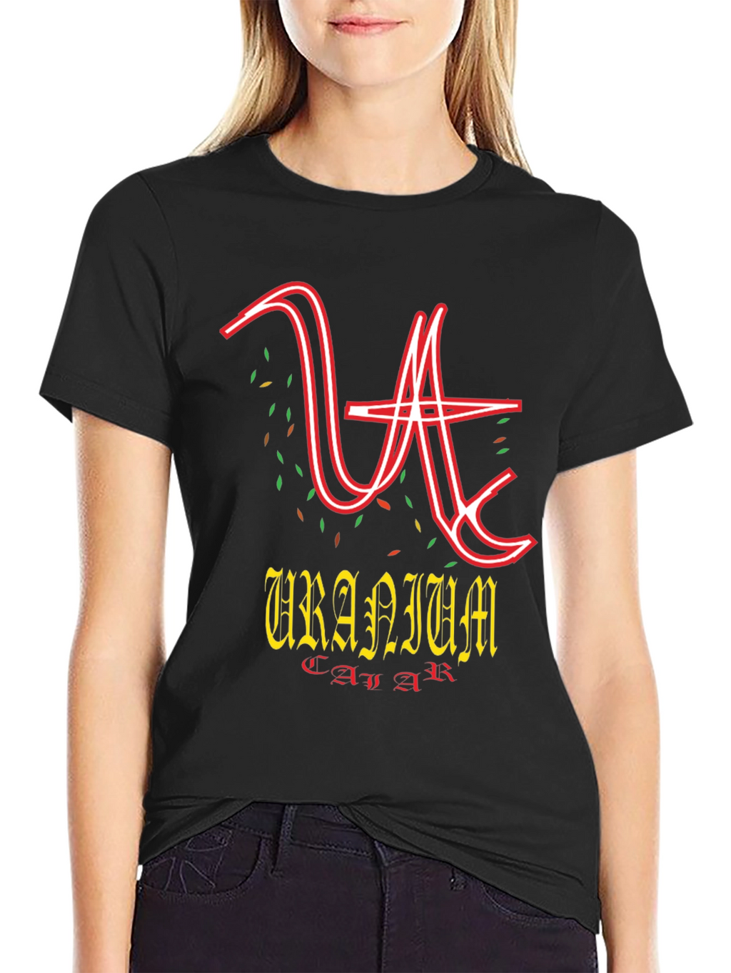 Uranium Caviar Graphic T-Shirt - Black