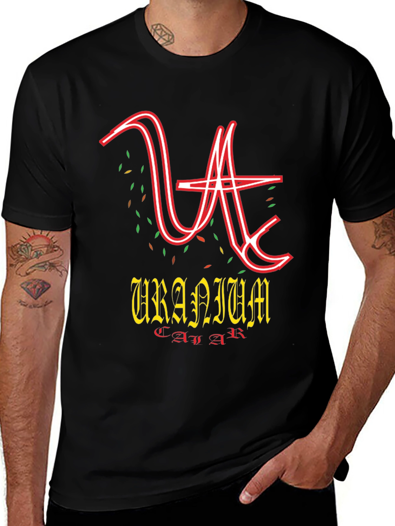 Uranium Caviar Graphic T-Shirt - Black